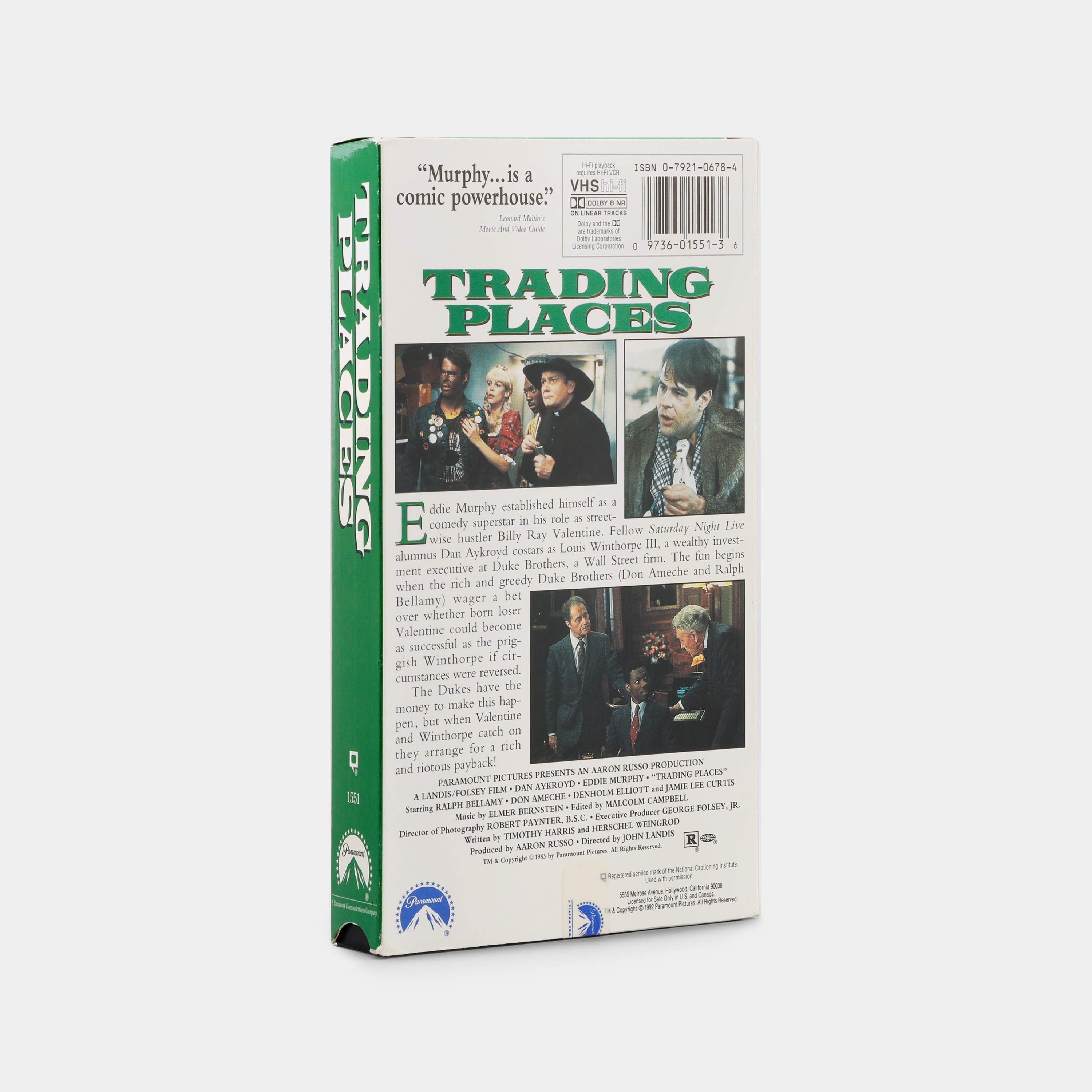 Trading Places VHS Tape