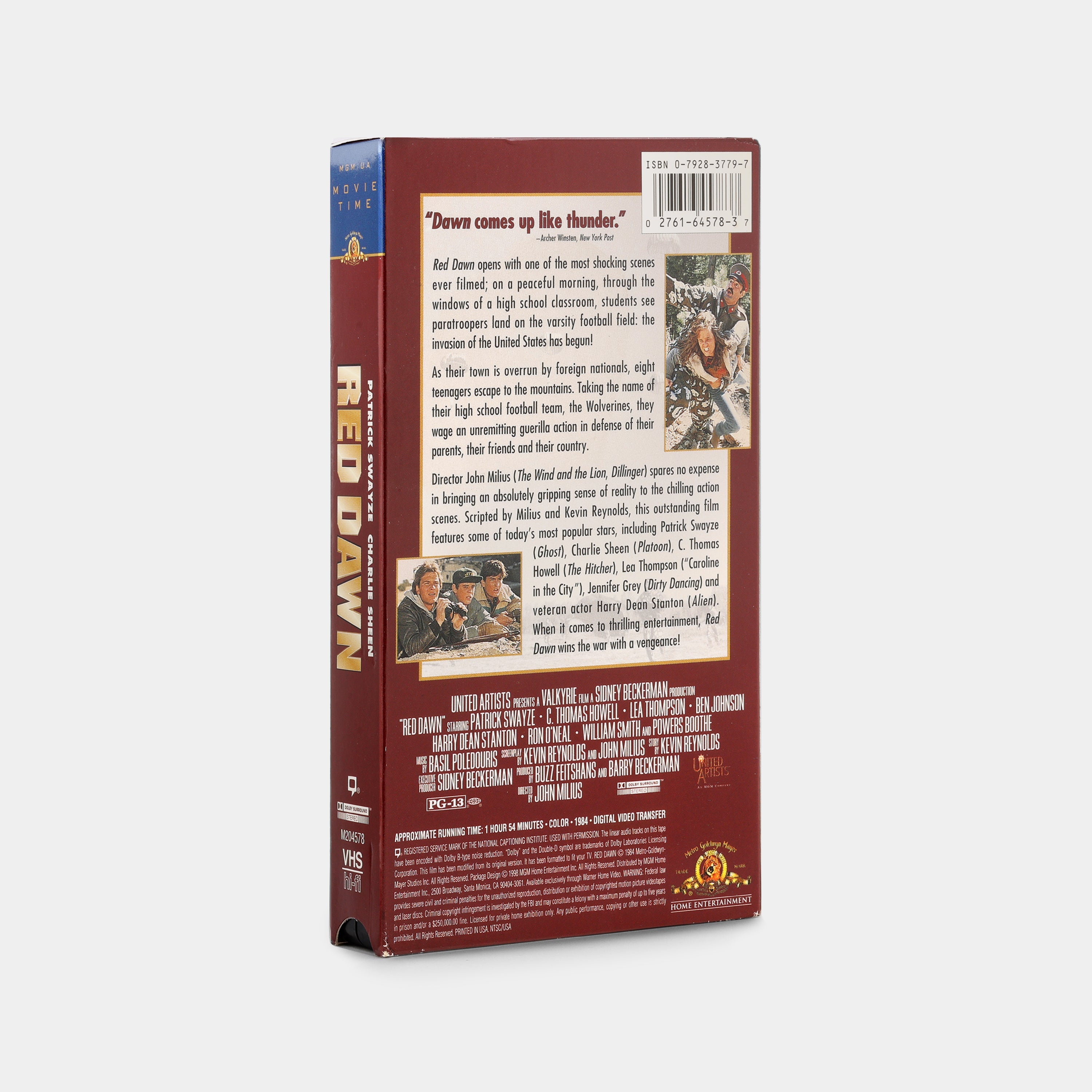 Red Dawn VHS Tape