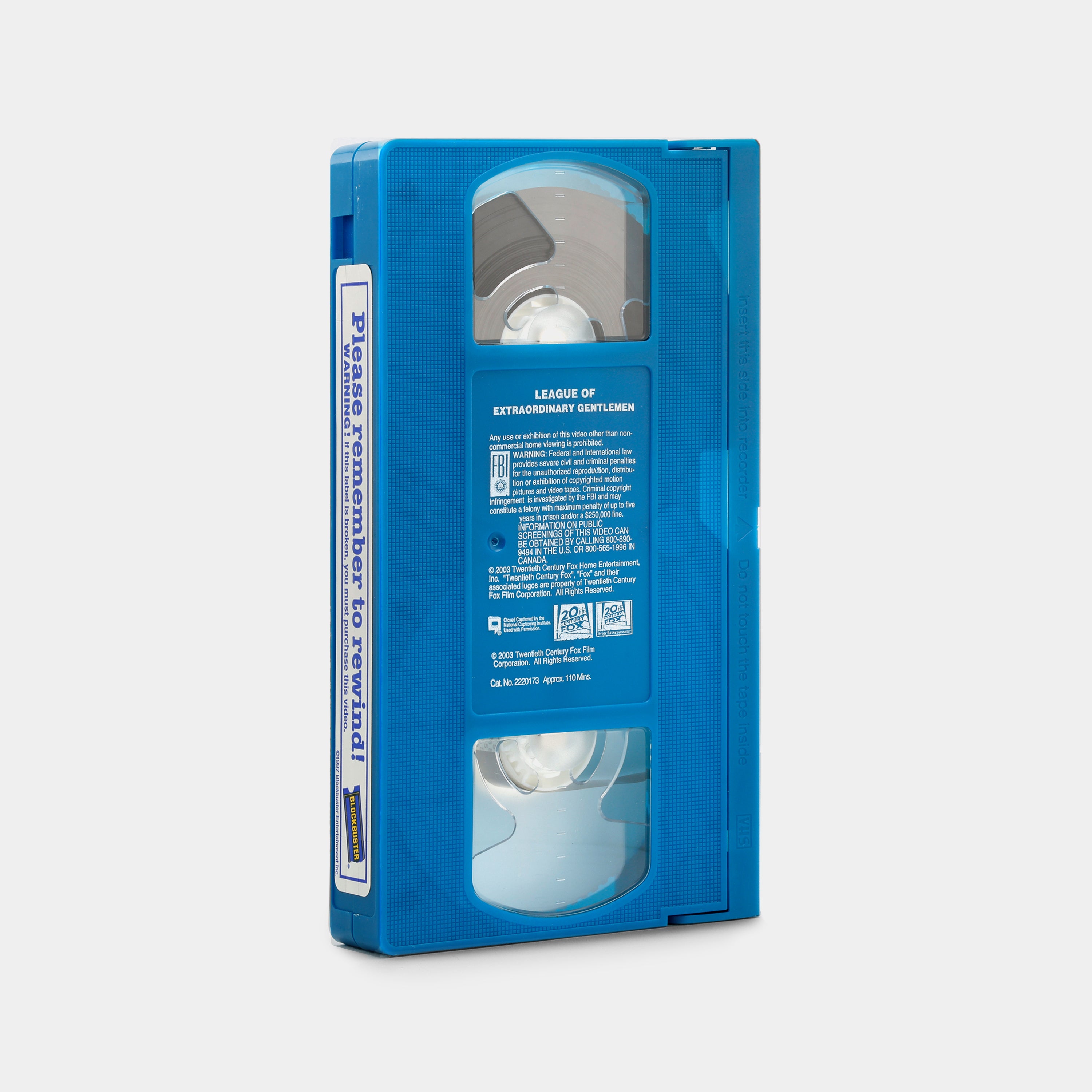 The League of Extraordinary Gentlemen VHS Tape