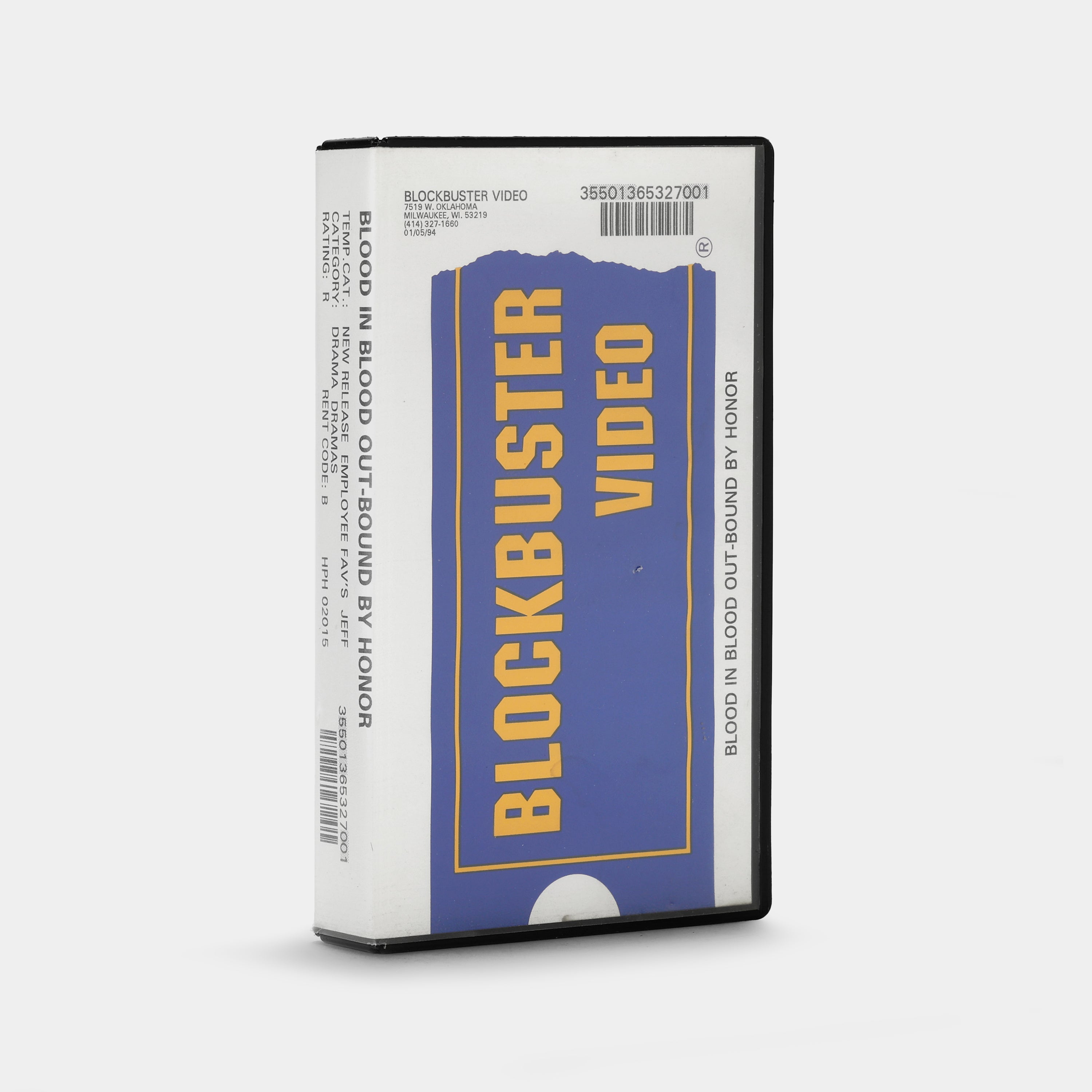 Blood In Blood Out - Bound By Honor (Blockbuster Video Shell) VHS Tape