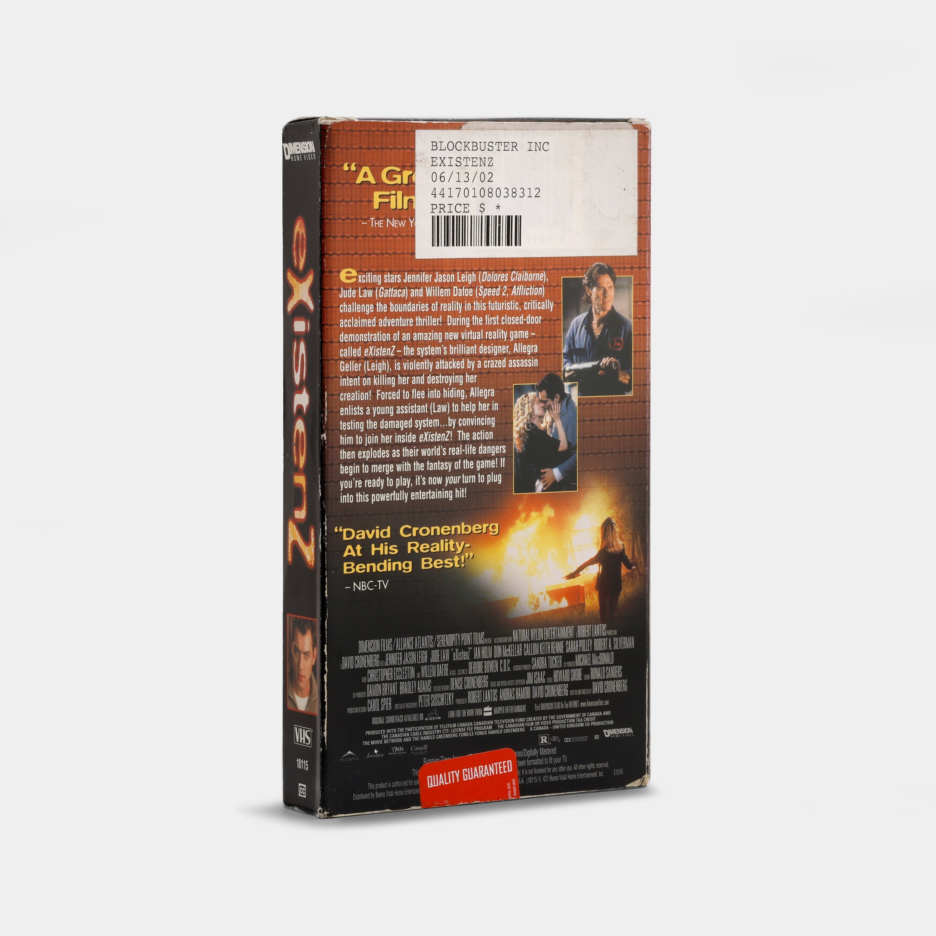 eXistenZ VHS Tape