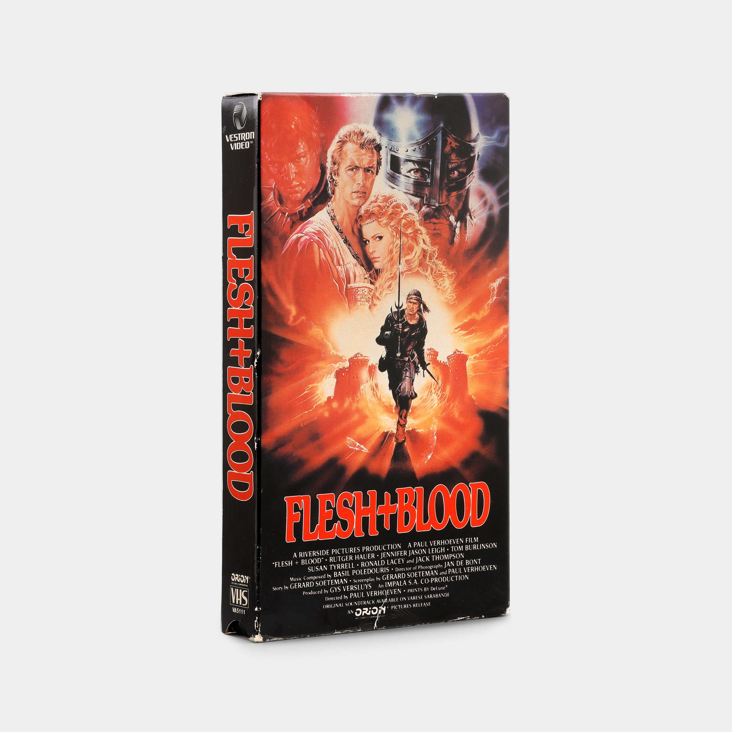 Flesh + Blood VHS Tape