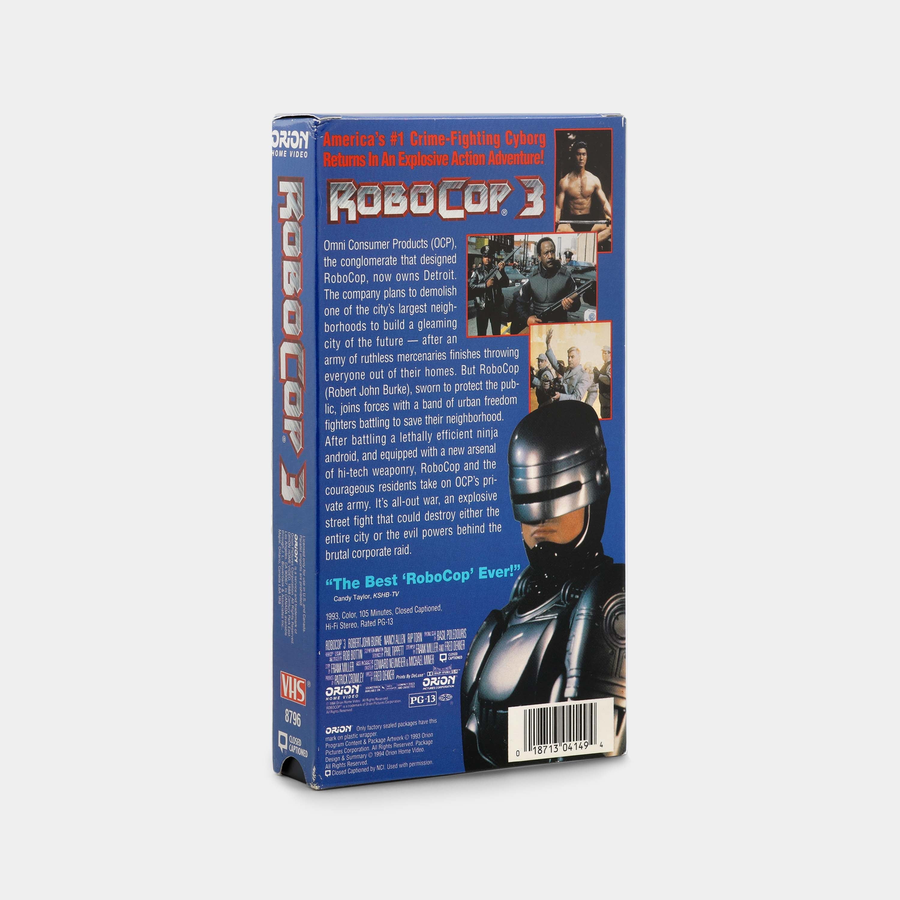 RoboCop 3 VHS Tape