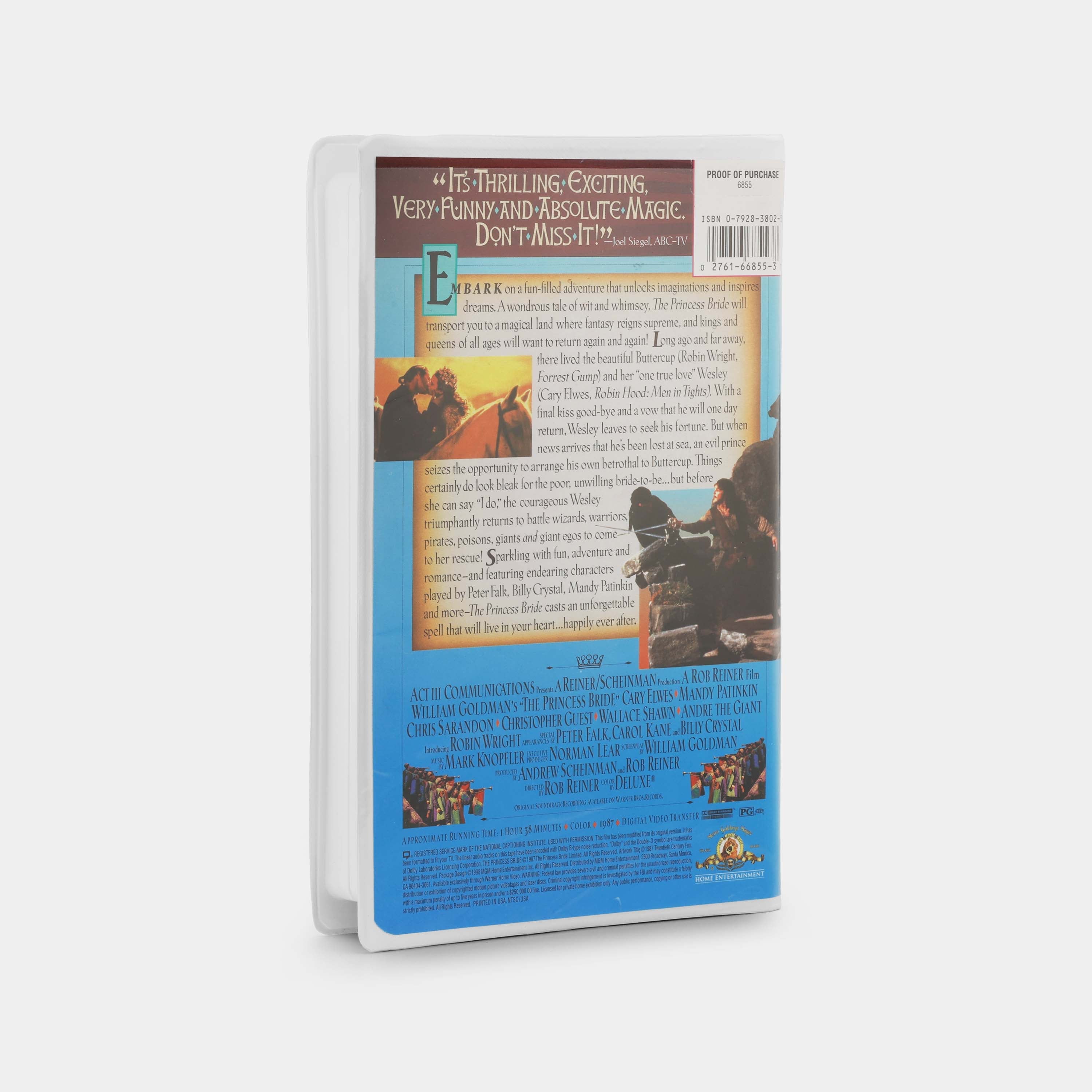 The Princess Bride VHS Tape