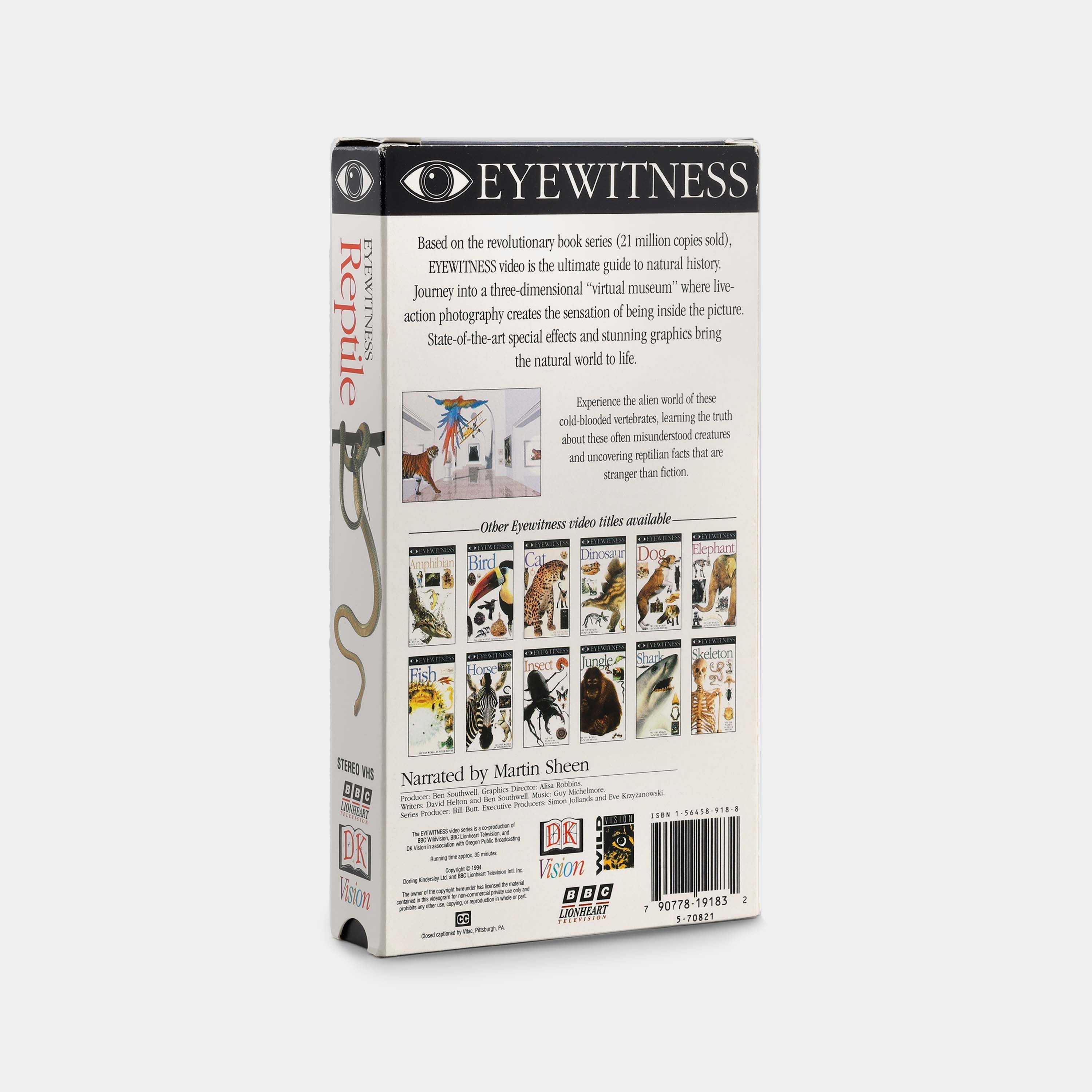 Eyewitness: Reptile VHS Tape
