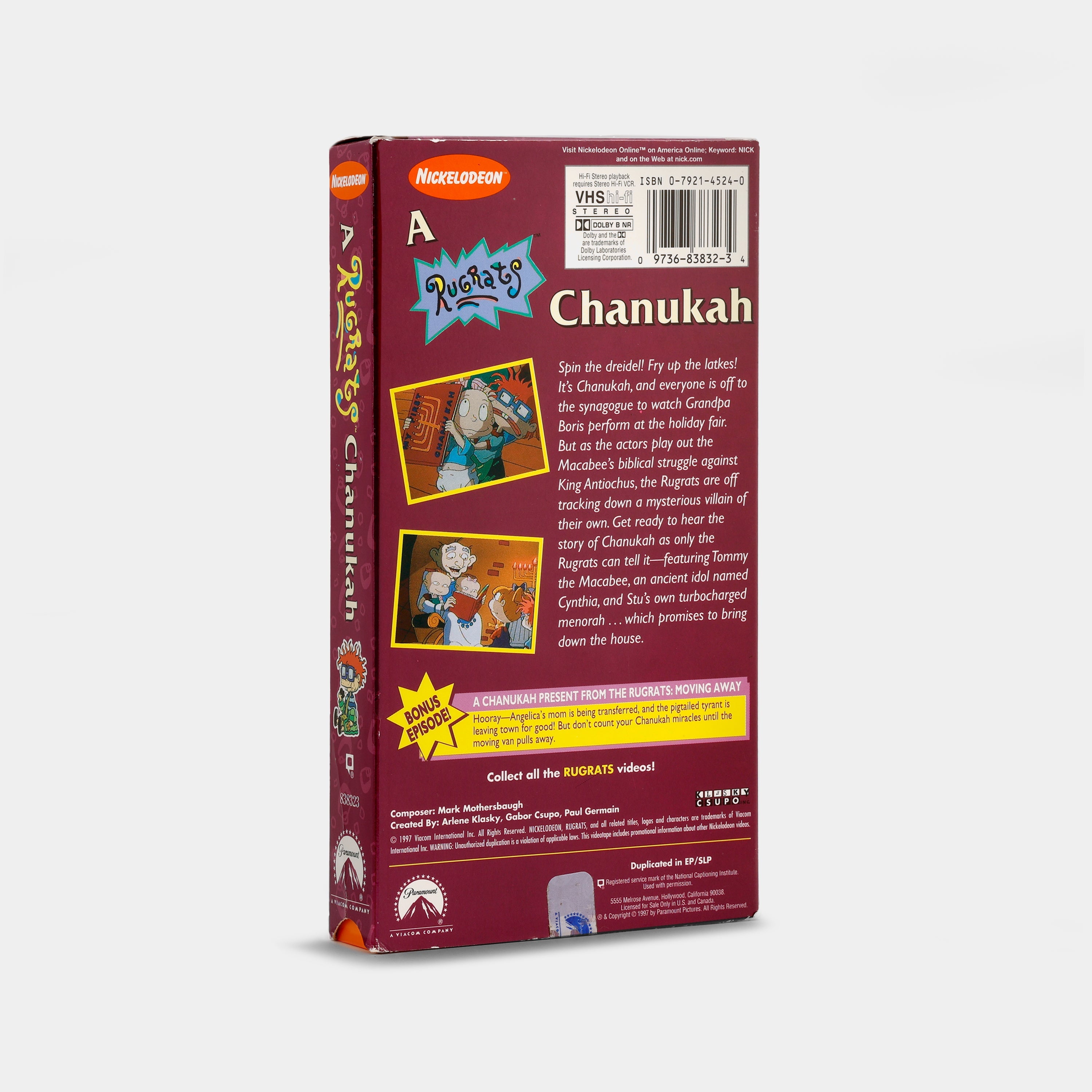 A Rugrats Chanukah VHS Tape