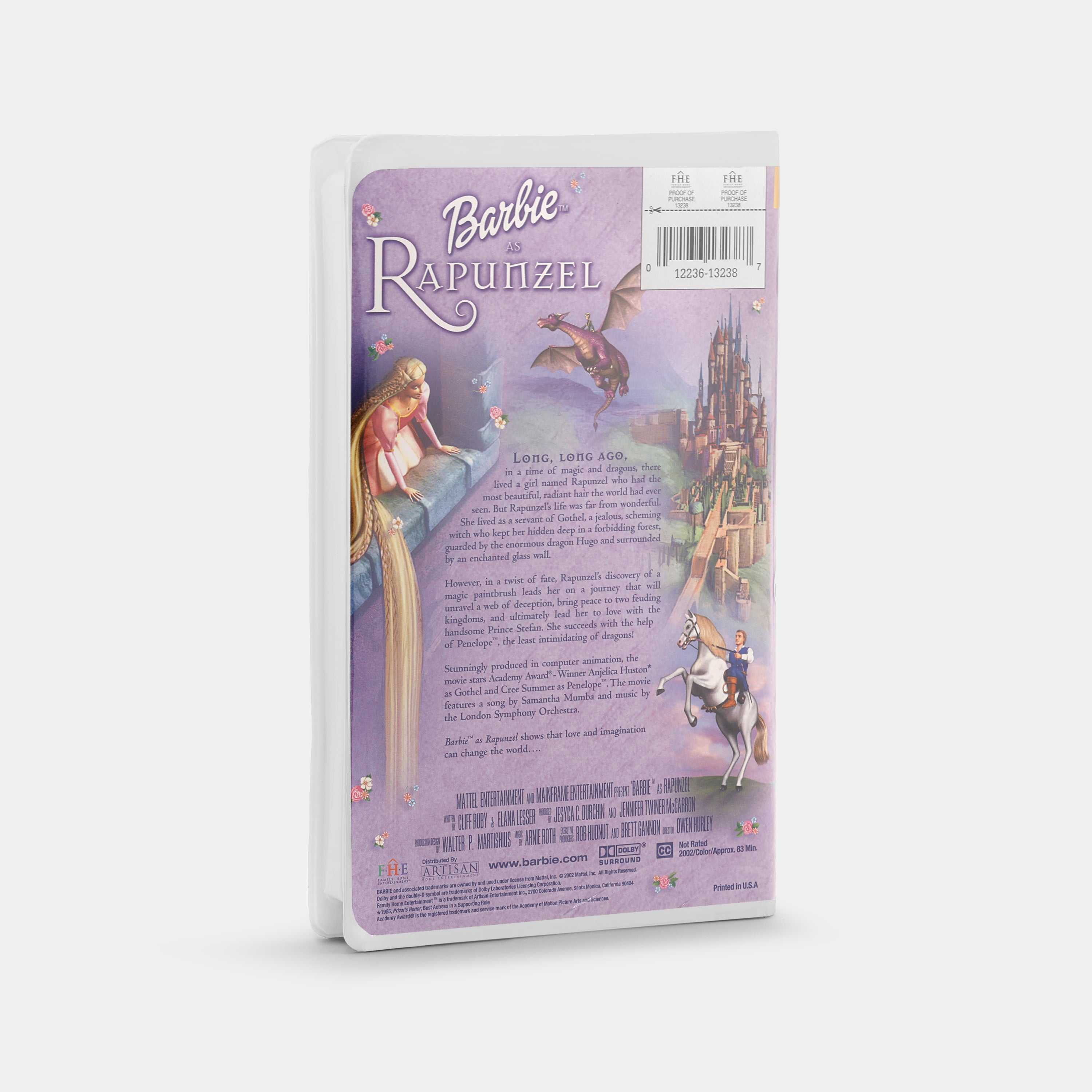 Barbie as Rapunzel VHS Tape