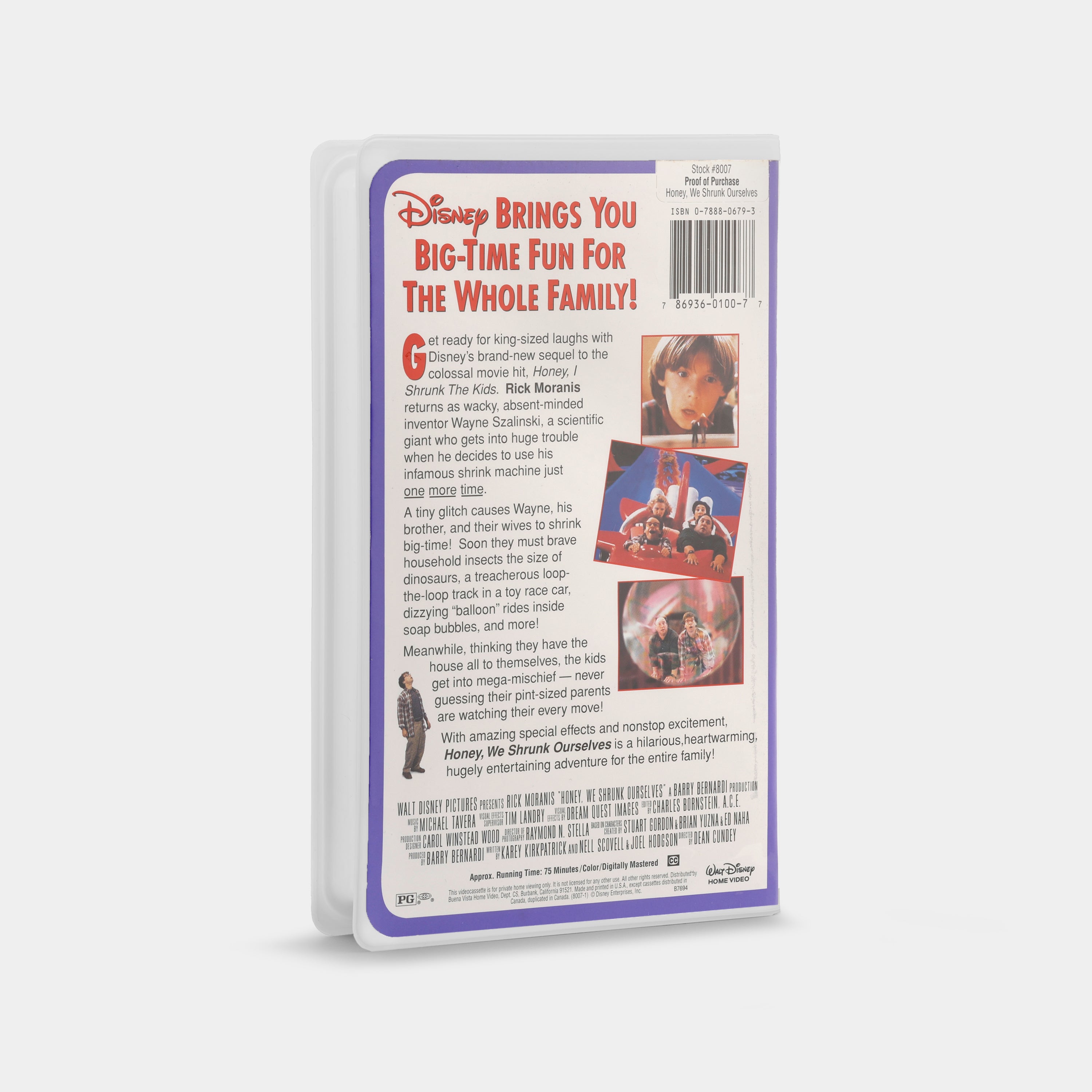 Honey, We Shrunk Ourselves! VHS Tape