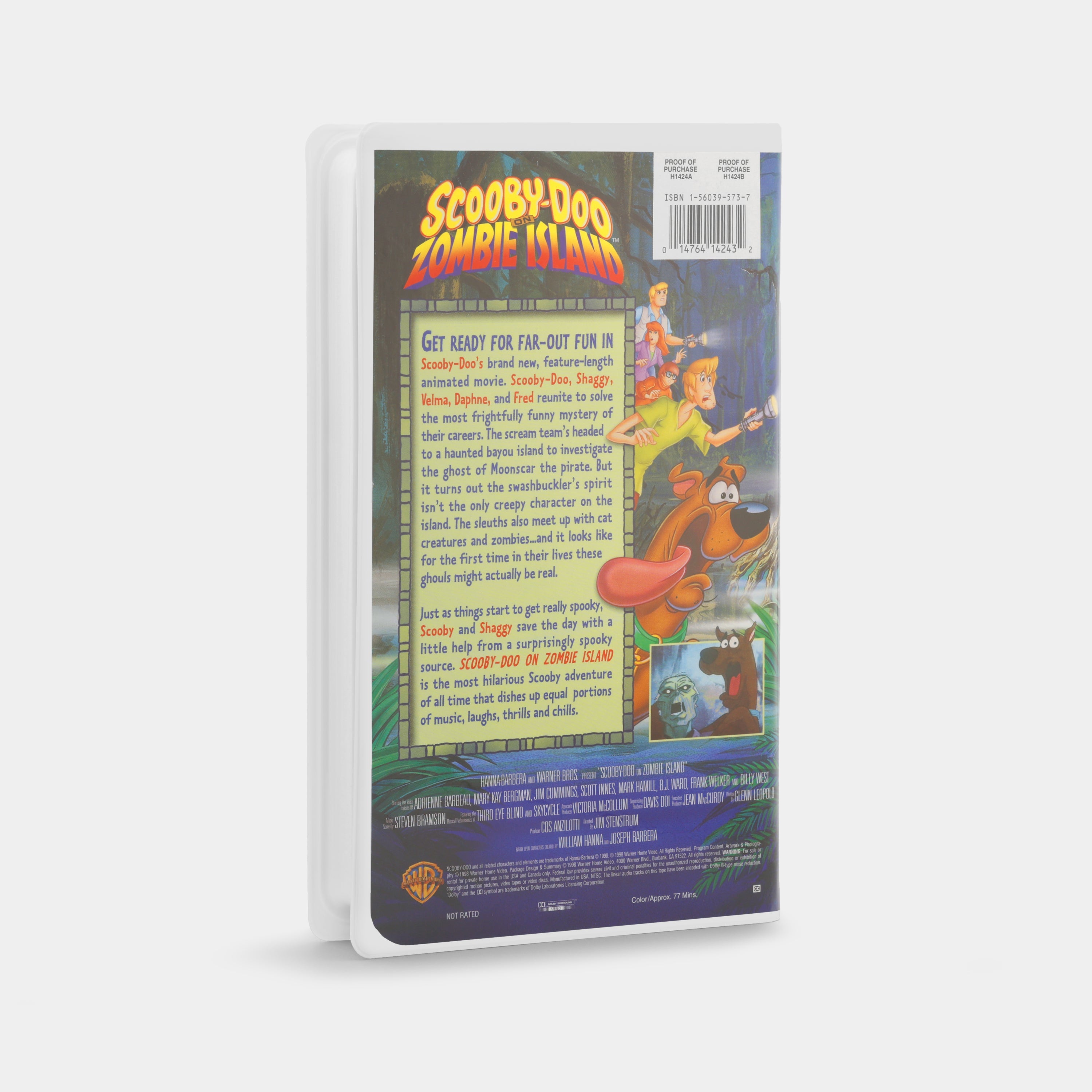 Scooby-Doo on Zombie Island VHS Tape