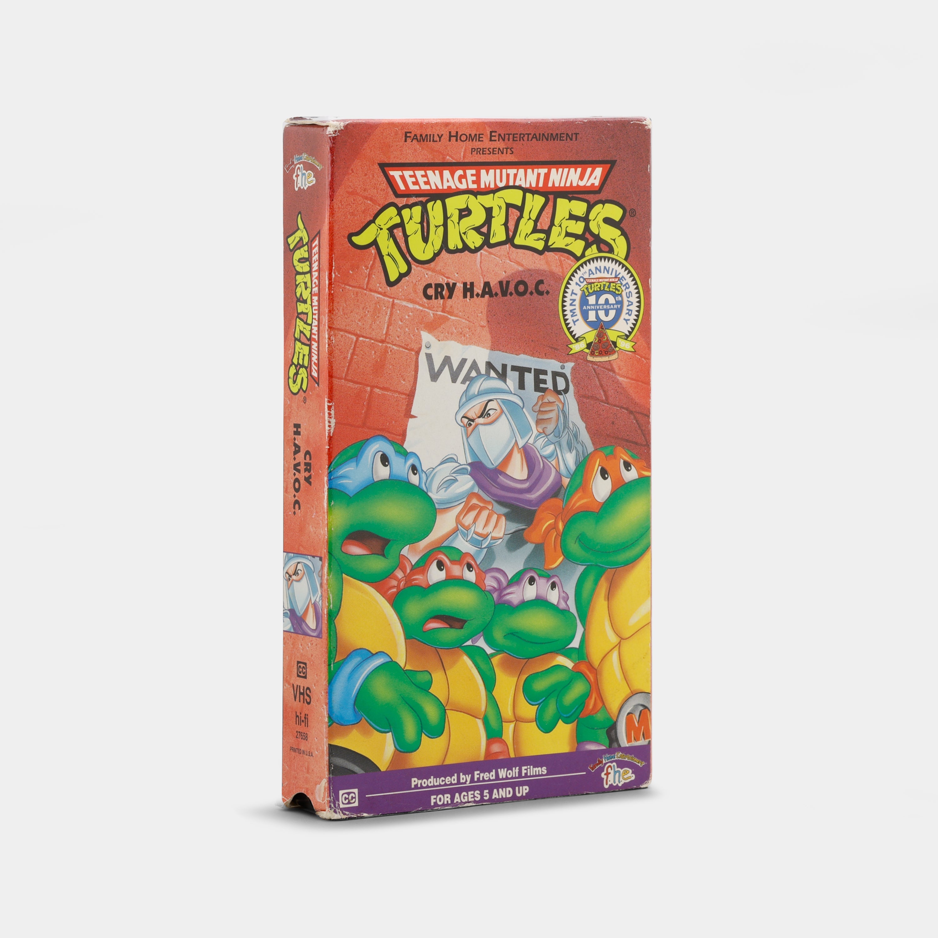 Teenage Mutant Ninja Turtles: Cry H.A.V.O.C. VHS Tape