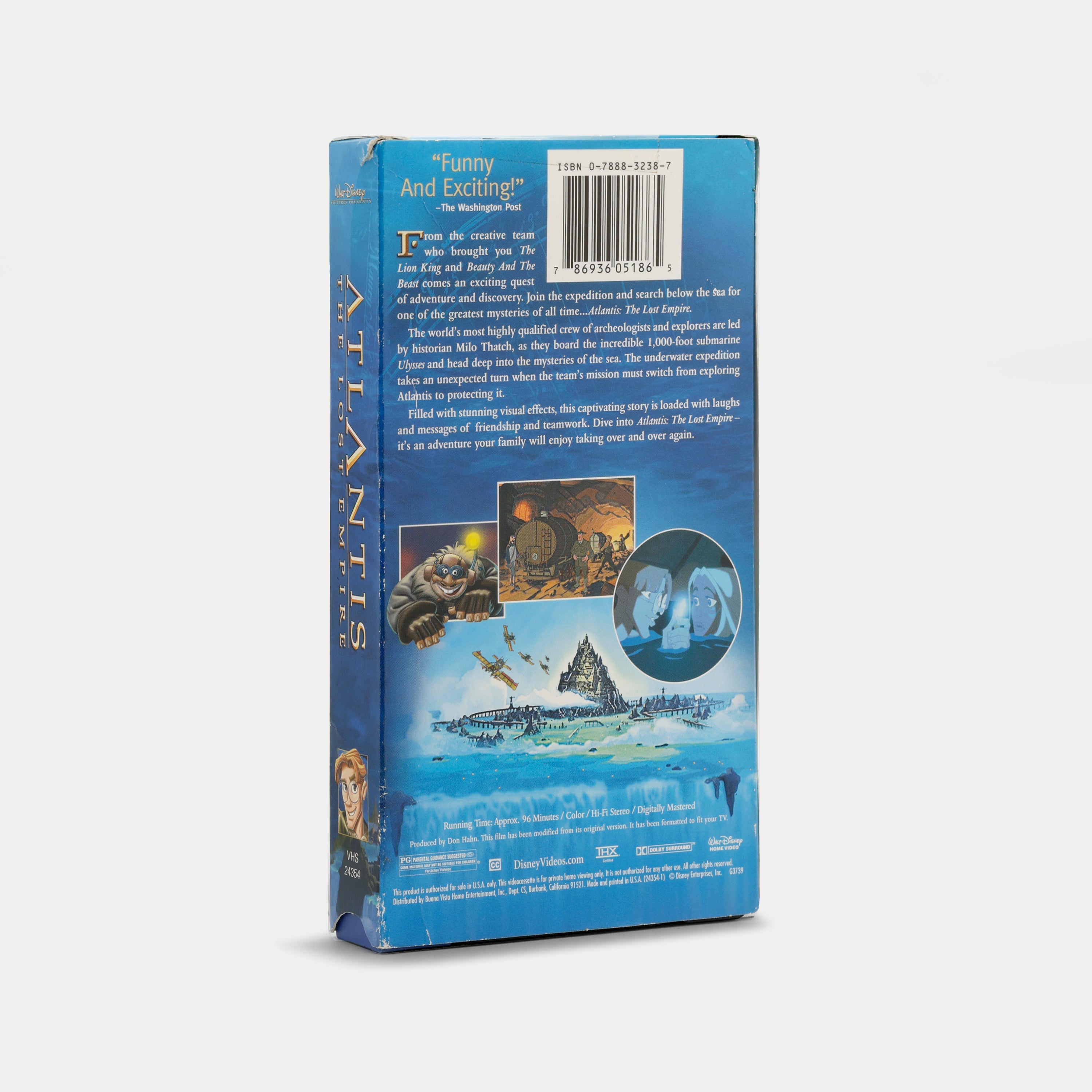 Atlantis: The Lost Empire VHS Tape
