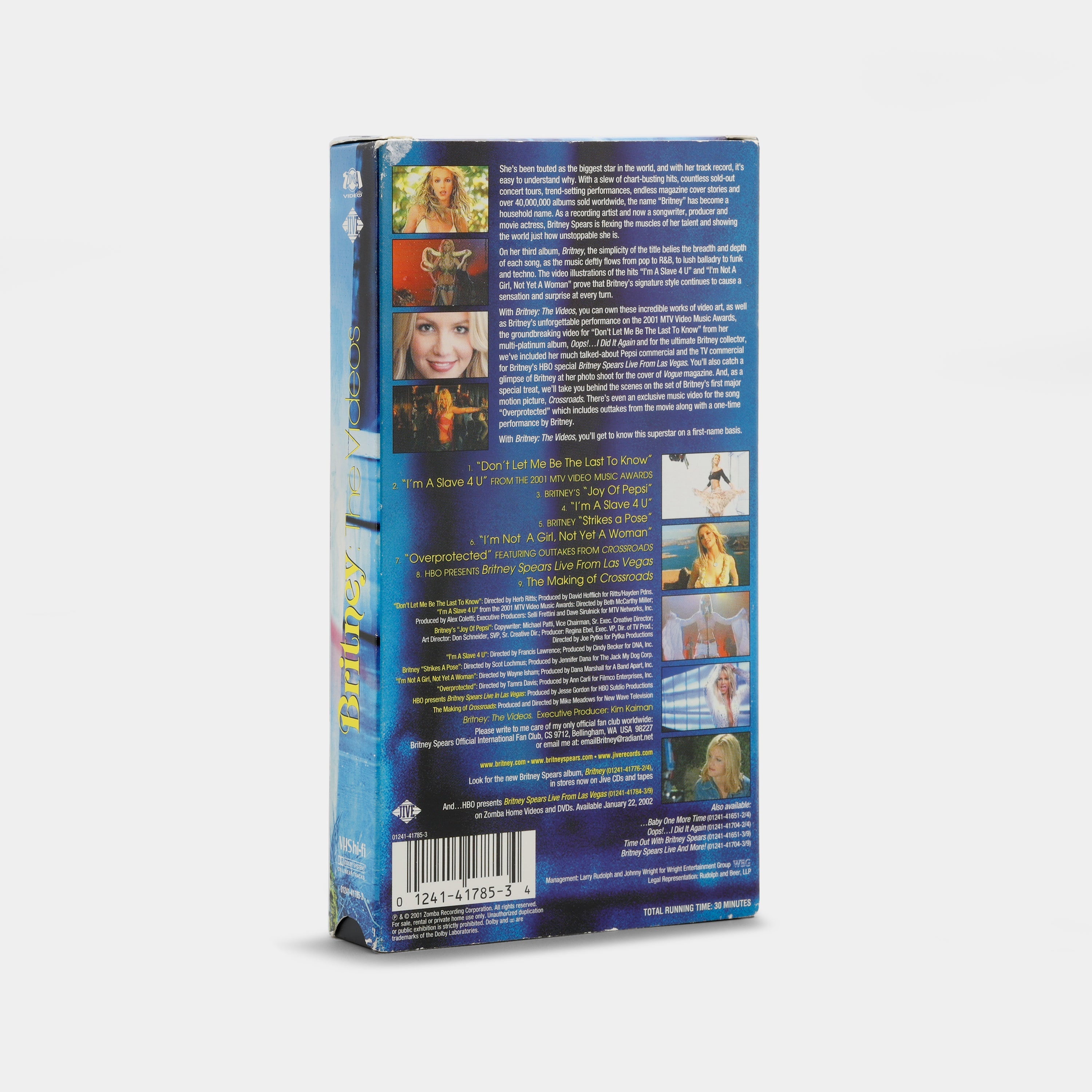 Britney: The Videos VHS Tape