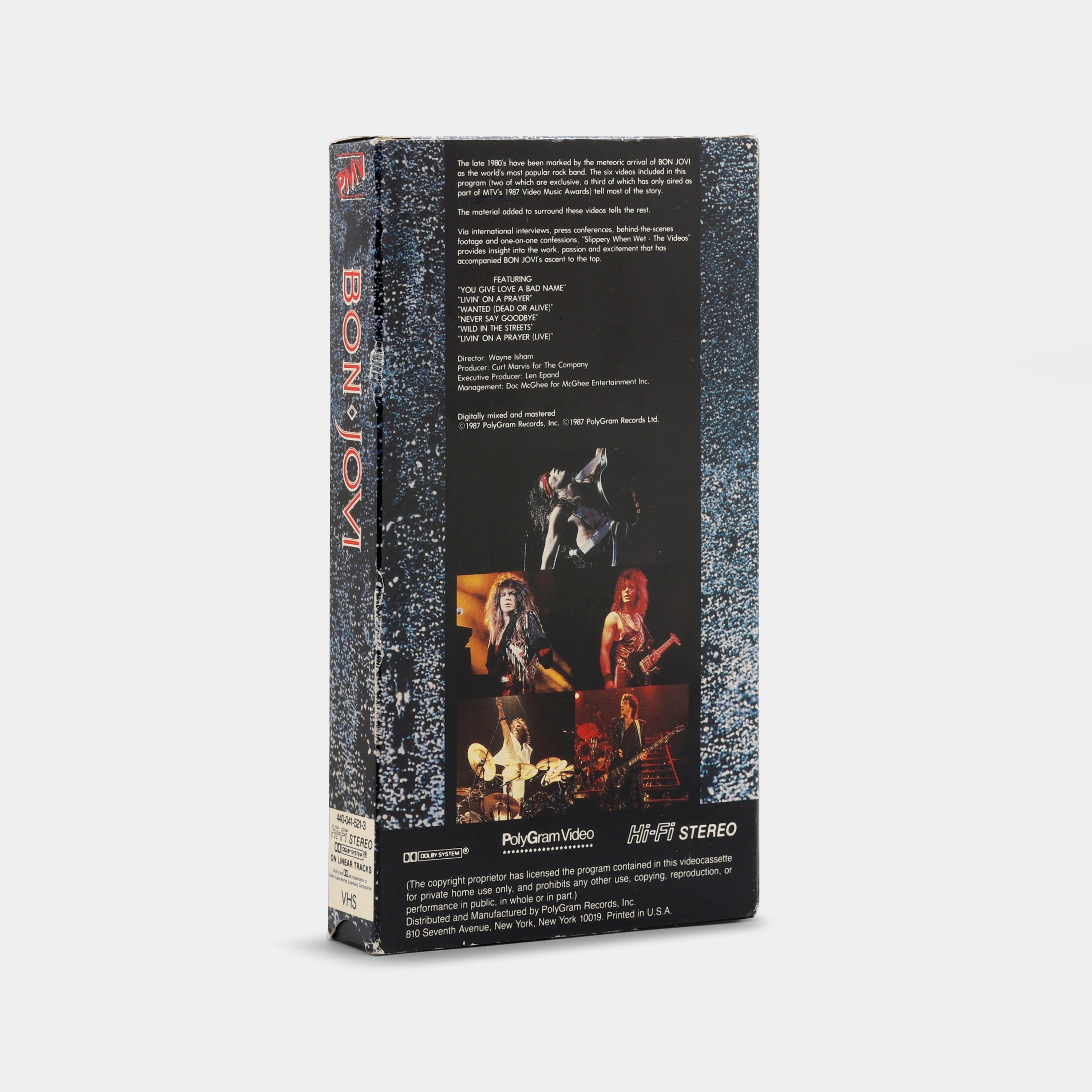 Bon Jovi: Slippery When Wet - The Videos VHS Tape