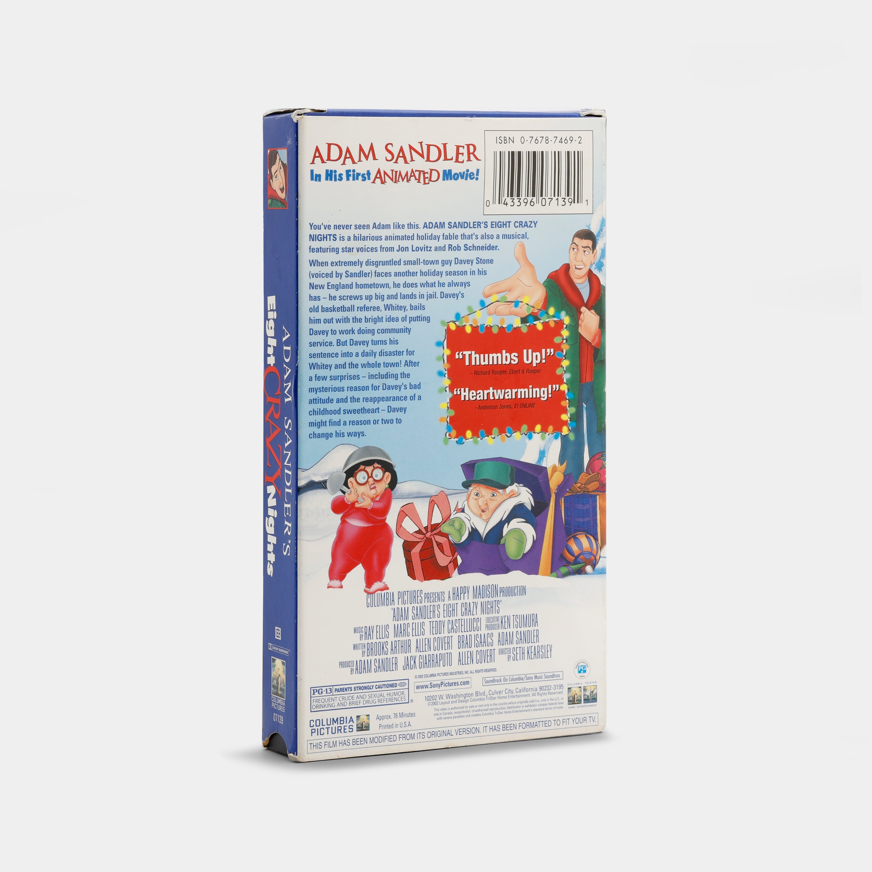 Eight Crazy Nights VHS Tape