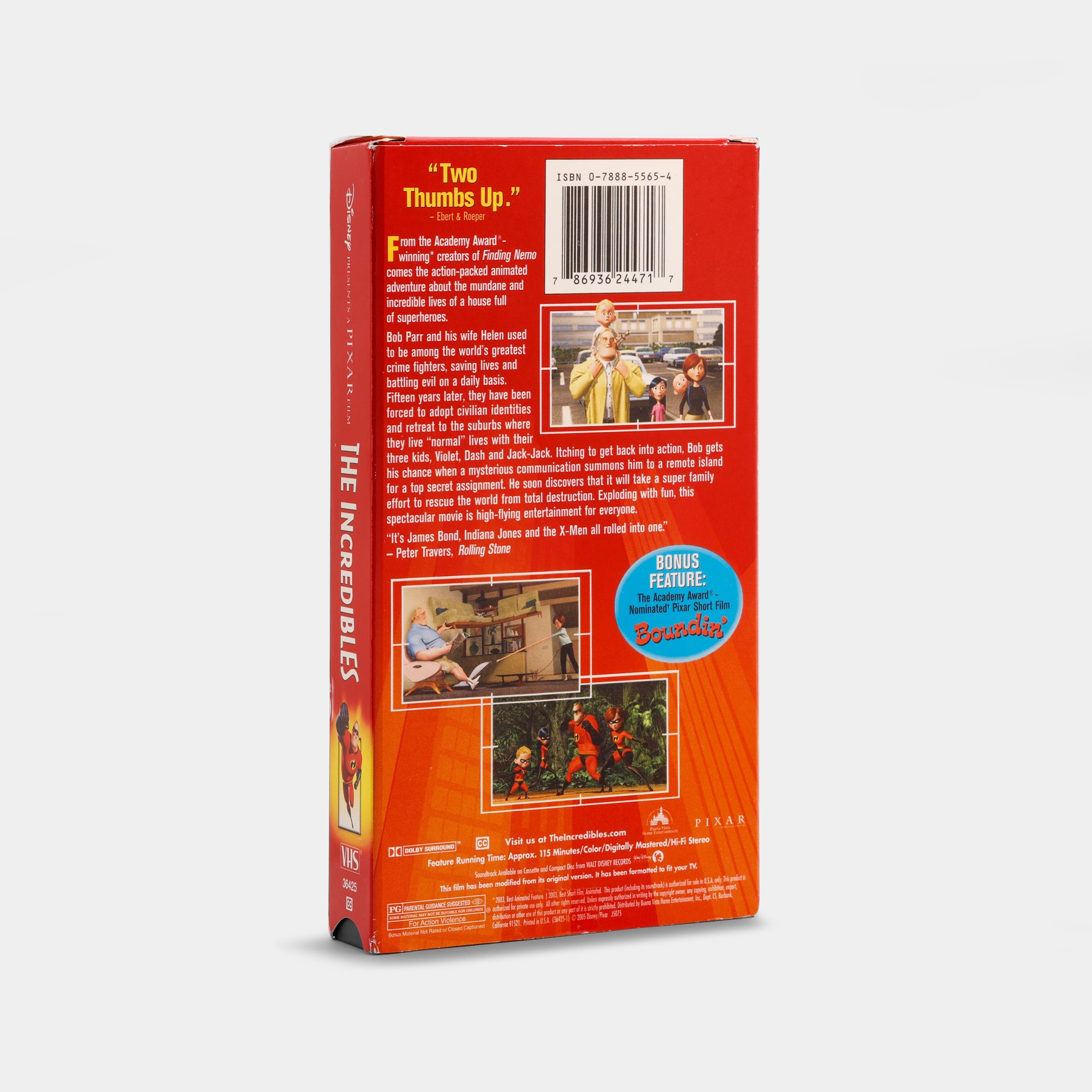 The Incredibles VHS Tape