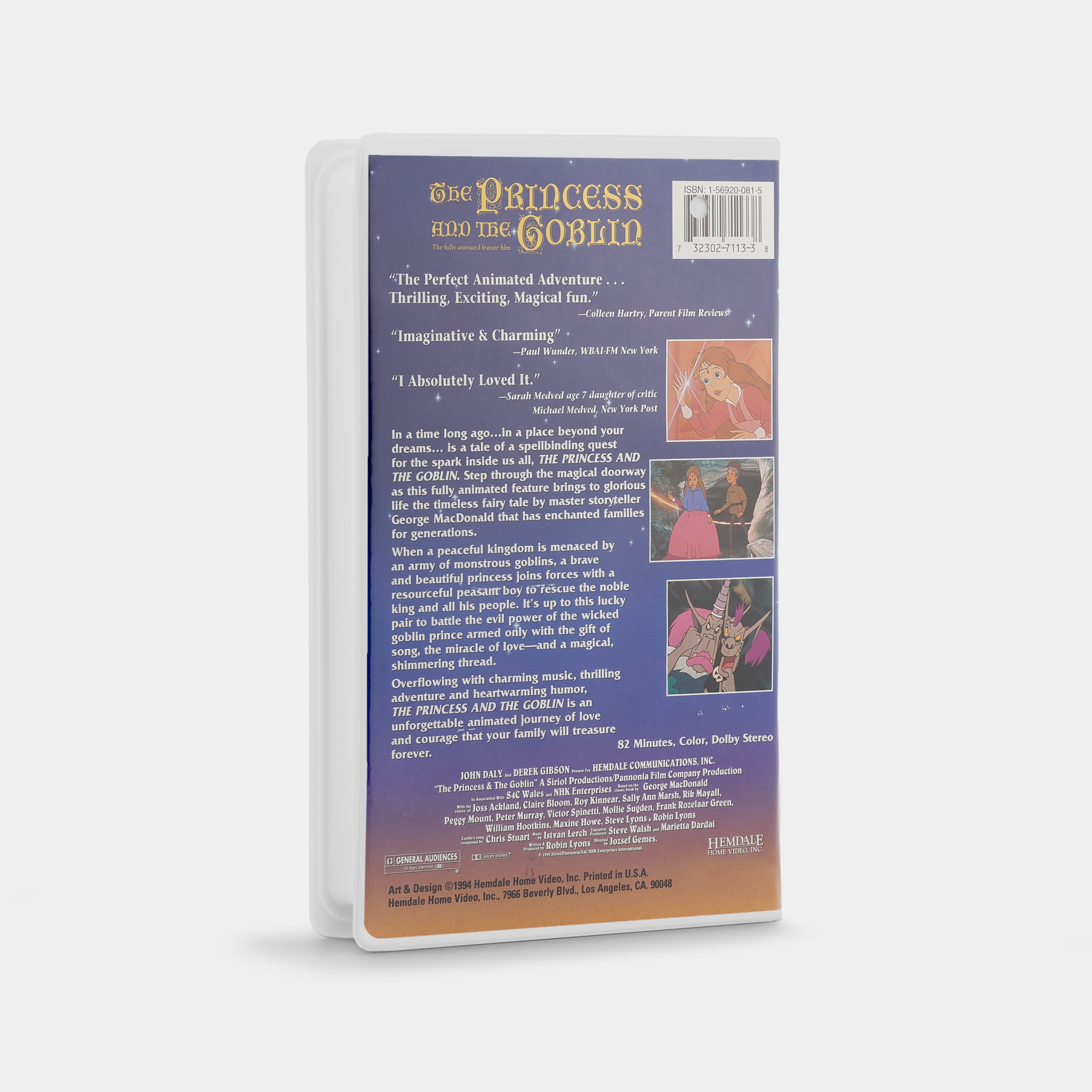 The Princess and the Goblin VHS Tape