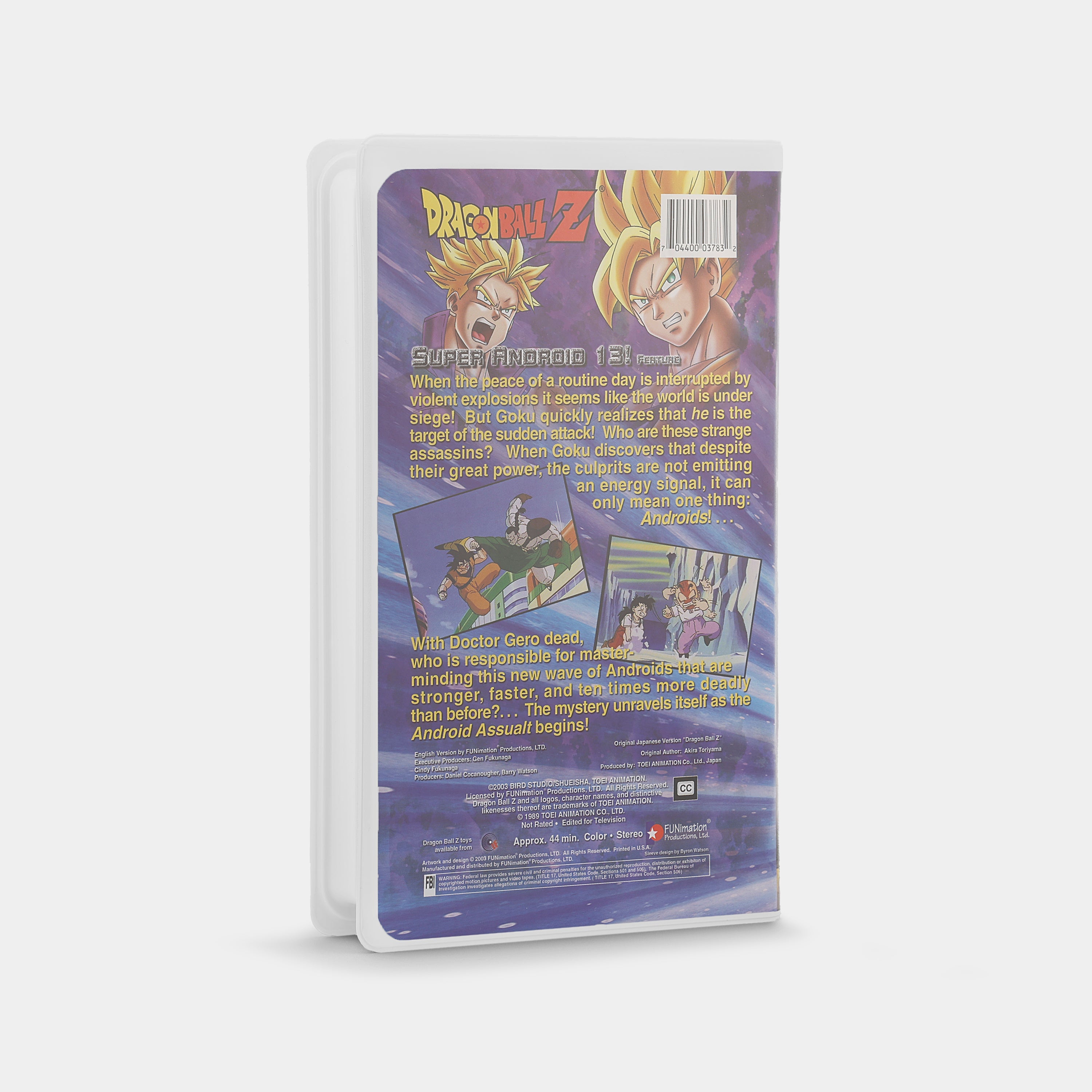 Dragon Ball Z: Super Android 13! VHS Tape