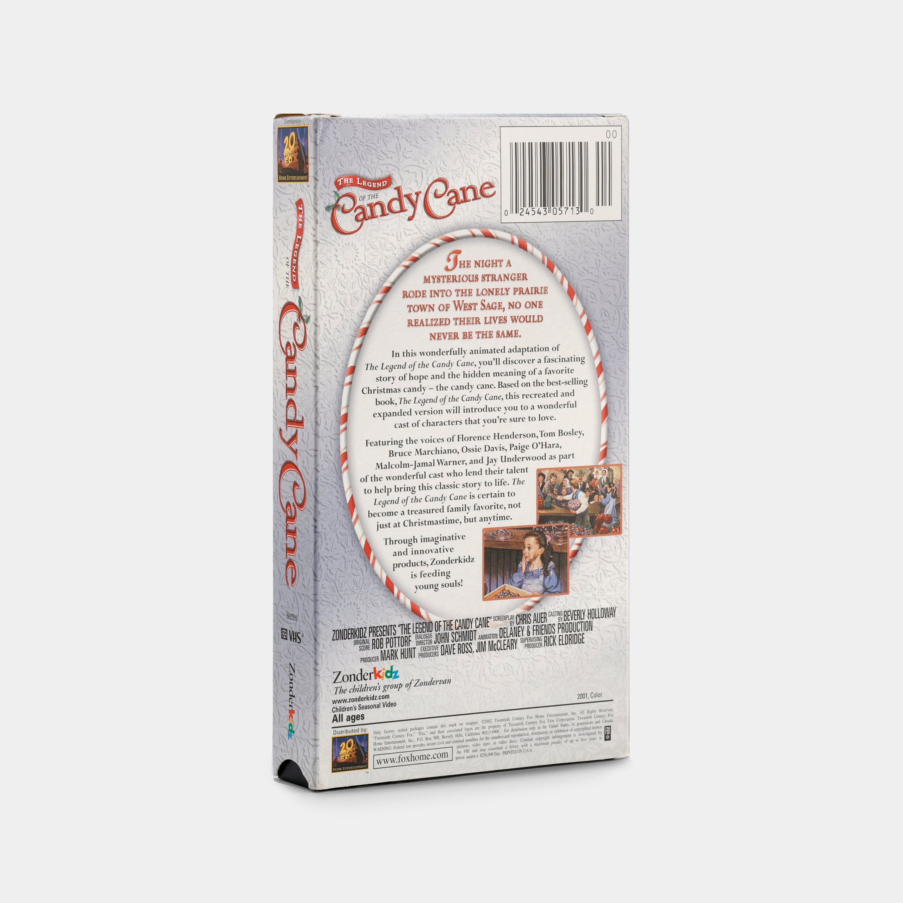 The Legend of the Candy Cane VHS Tape