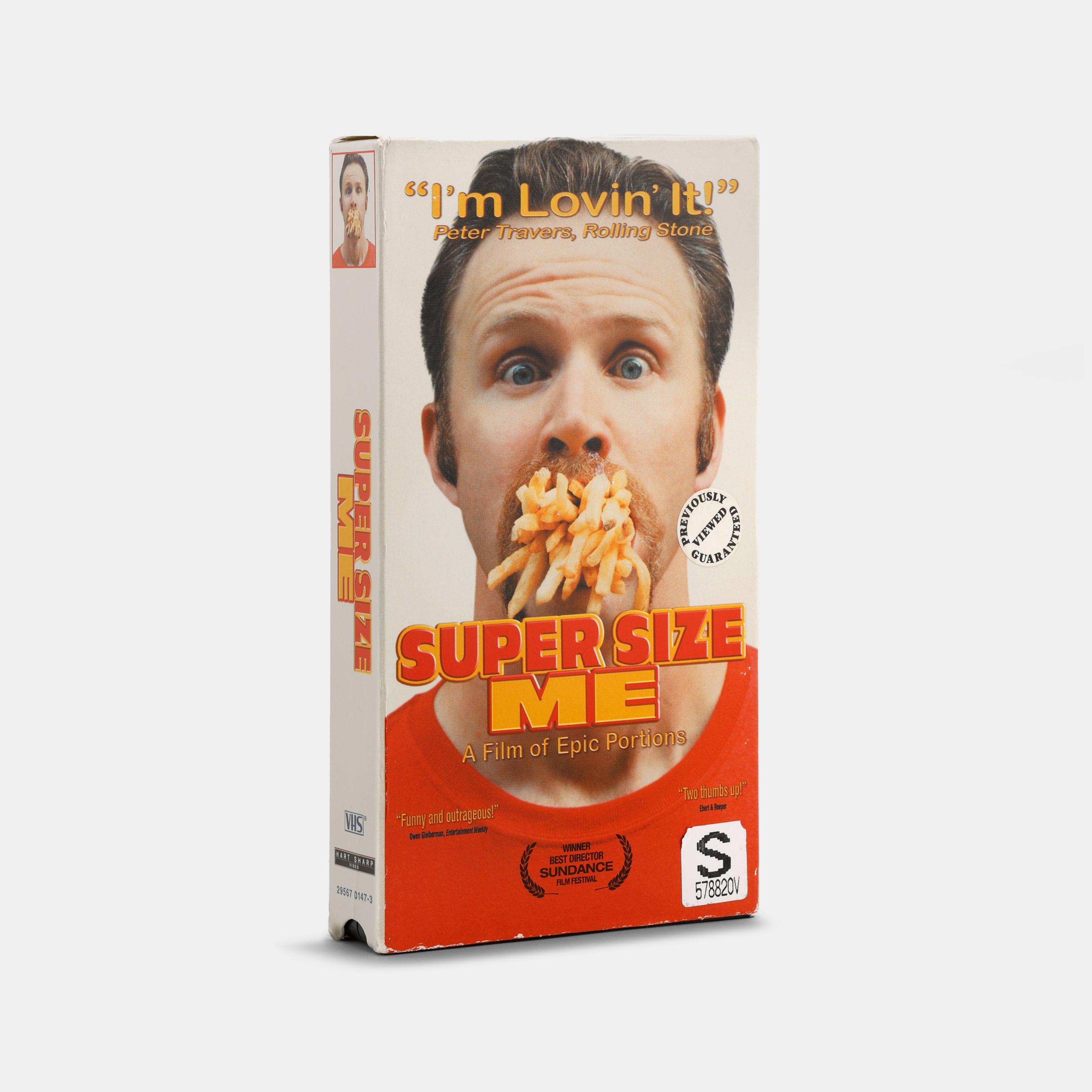 Super Size Me VHS Tape