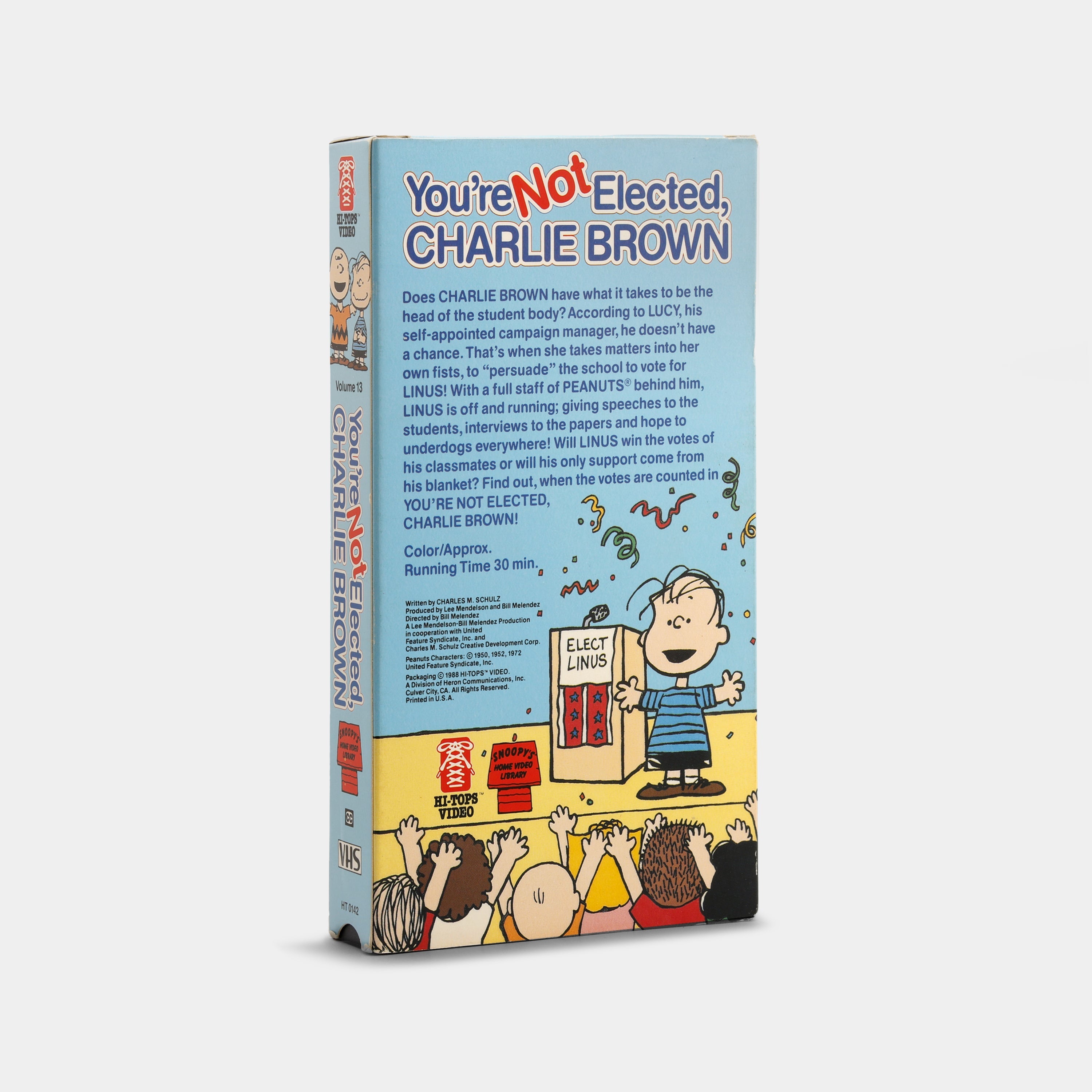 You're Not Elected, Charlie Brown VHS Tape