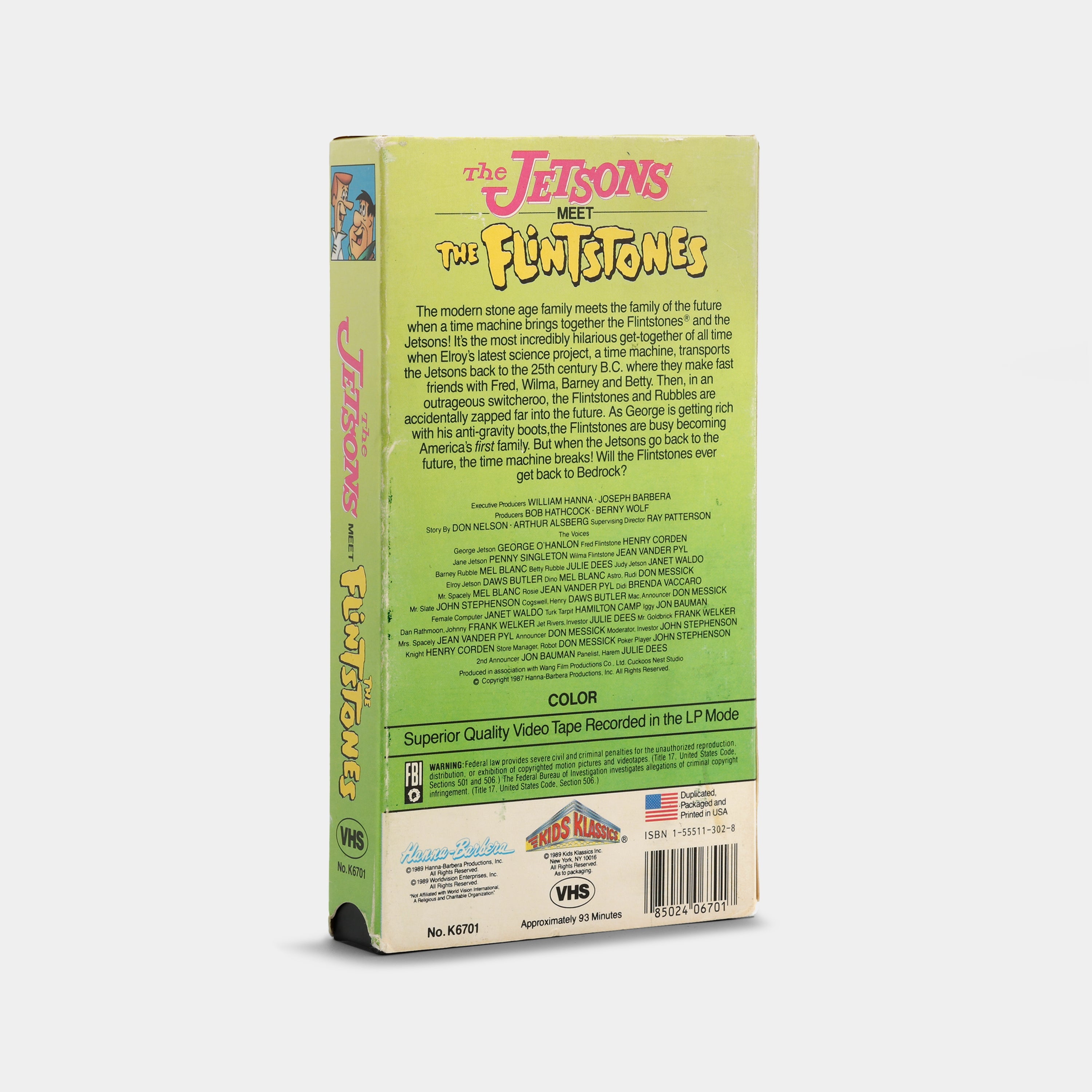 The Jetsons Meet the Flintstones VHS Tape