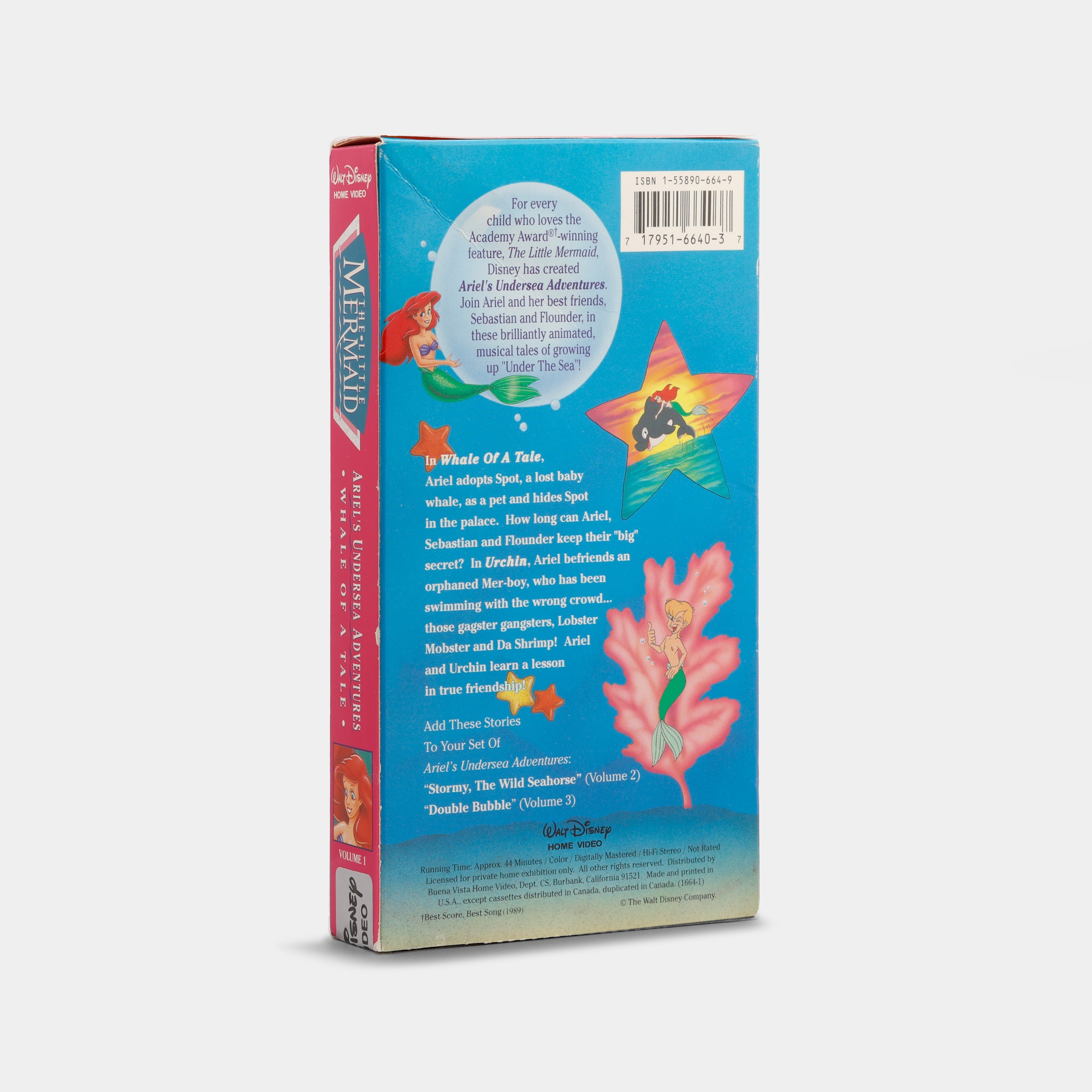 The Little Mermaid: Ariel’s Undersea Adventures – Whale of a Tale VHS Tape