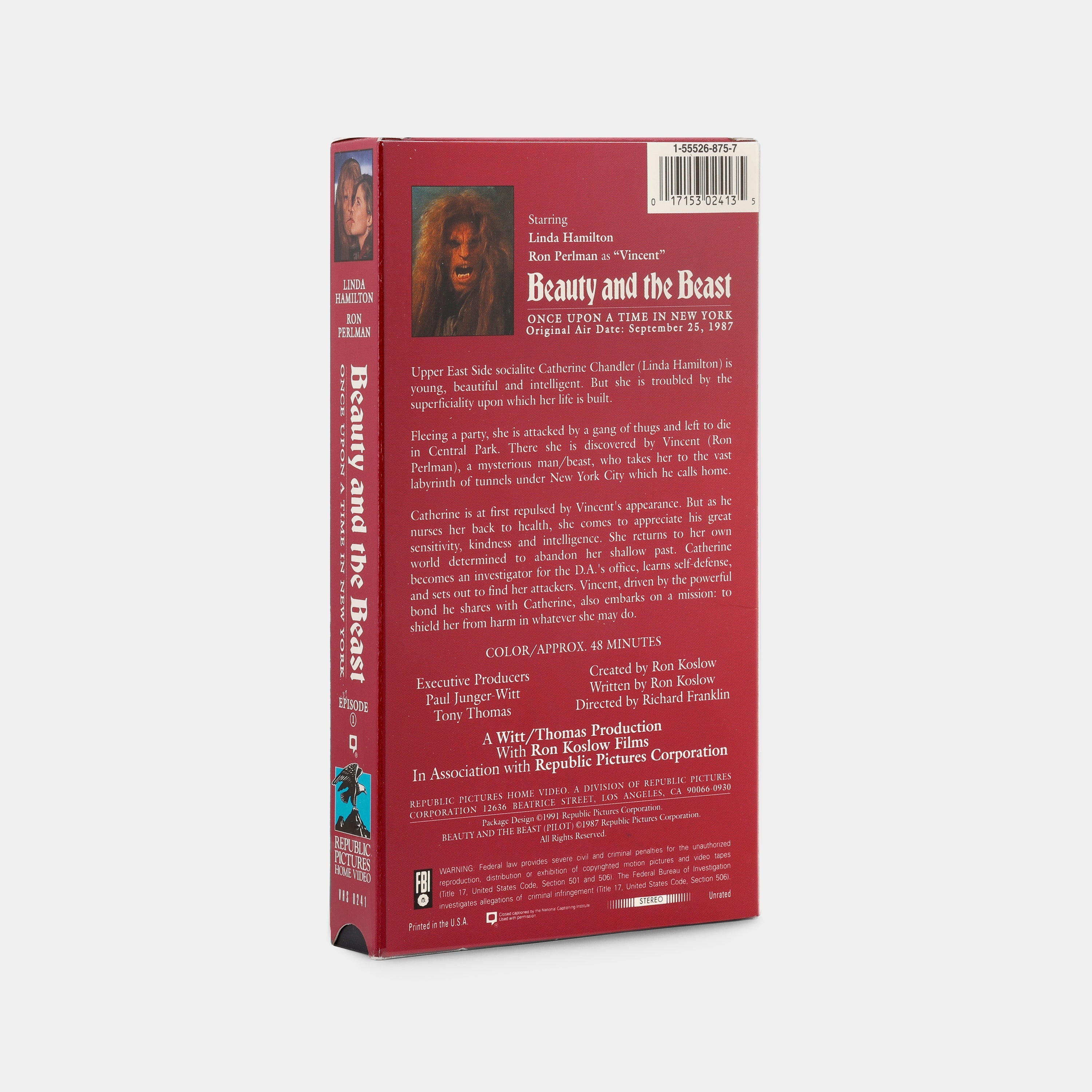 Beauty and the Beast: “Once Upon a Time in the City of New York” VHS Tape