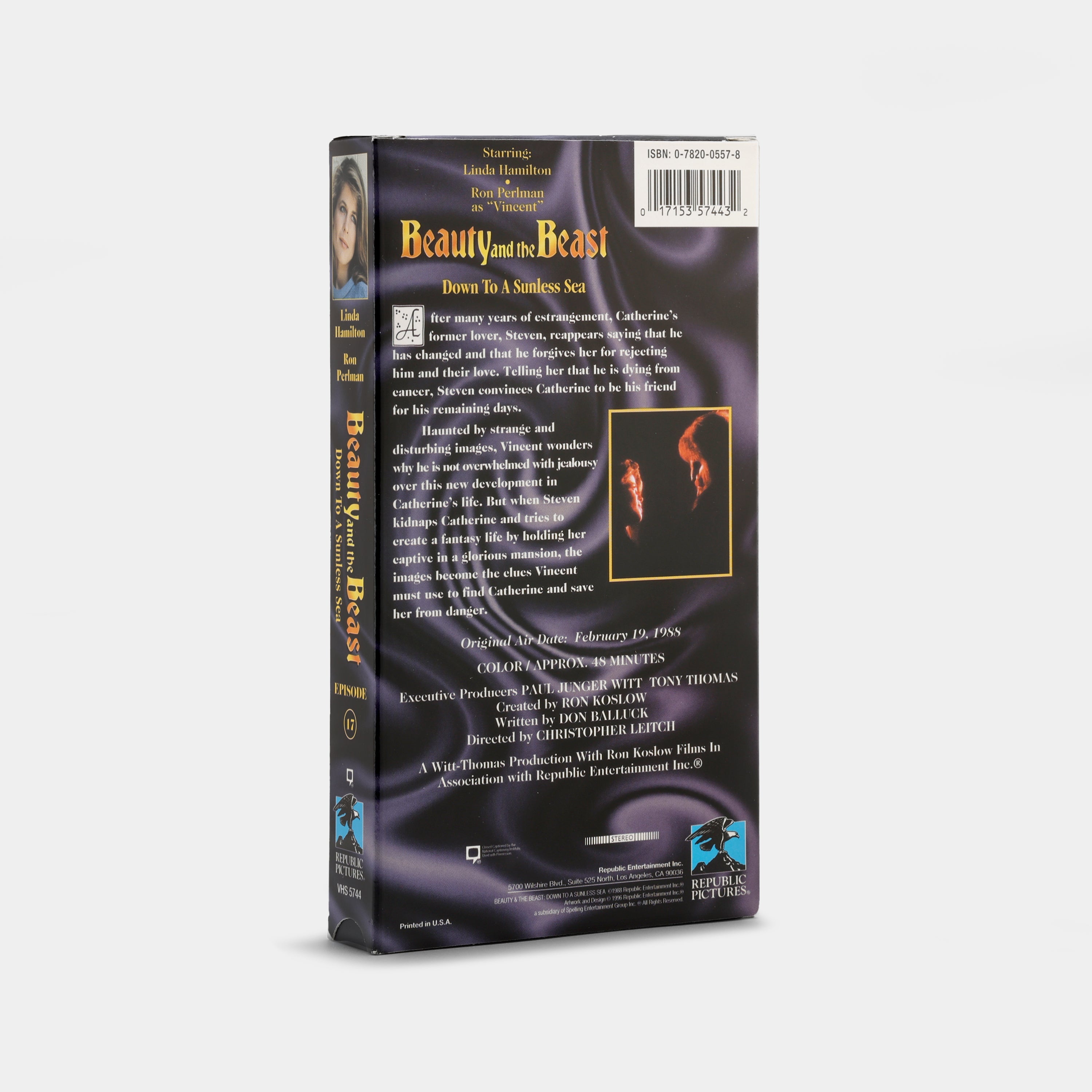 Beauty and the Beast: “Down to a Sunless Sea” VHS Tape