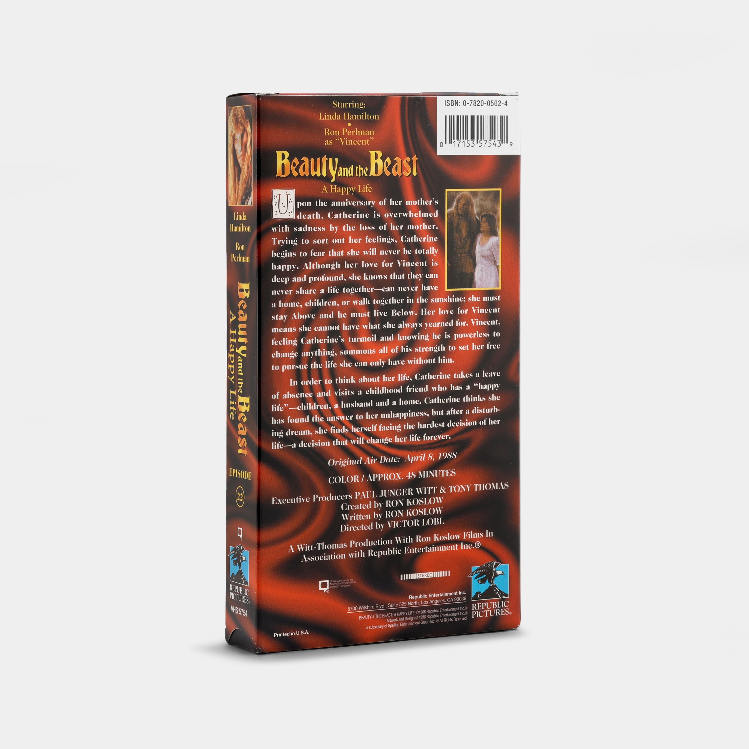 Beauty and the Beast: “A Happy Life” VHS Tape