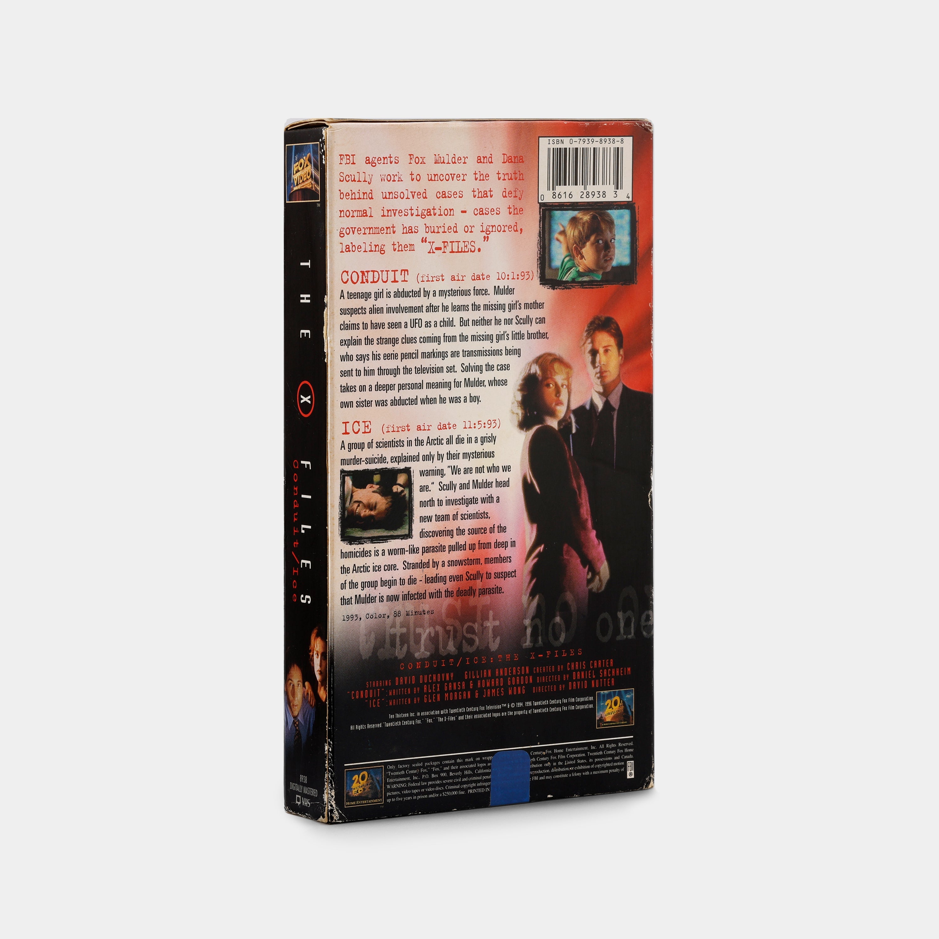 The X-Files: Conduit / Ice VHS Tape