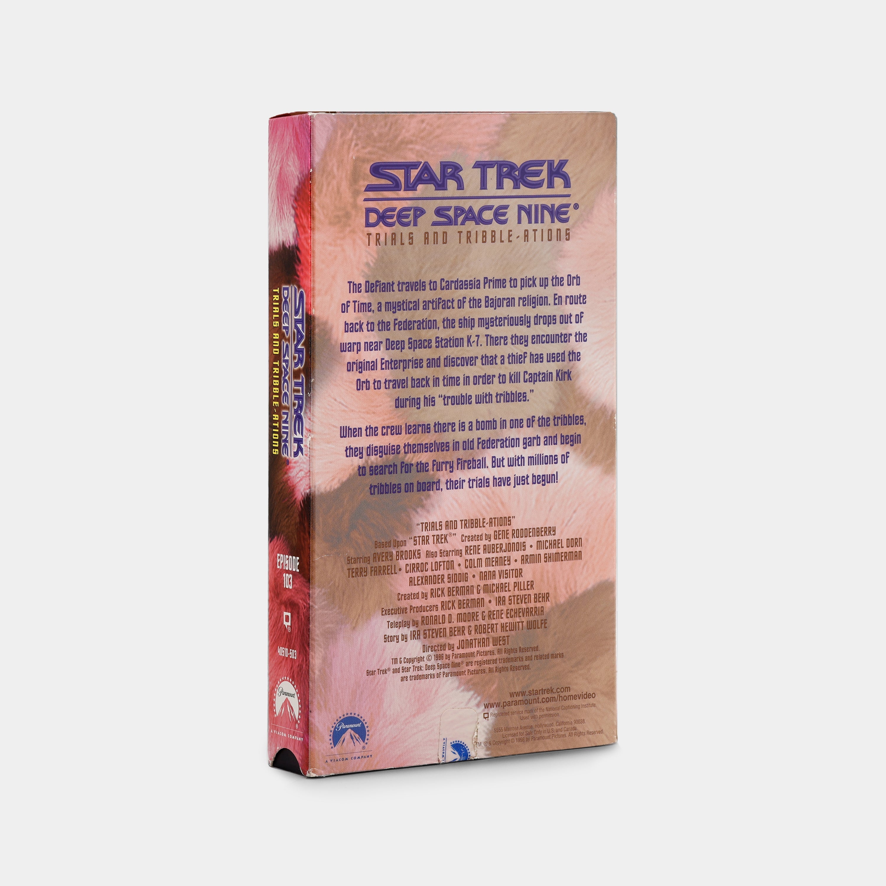 Star Trek: Deep Space Nine – Trials and Tribble-ations VHS Tape