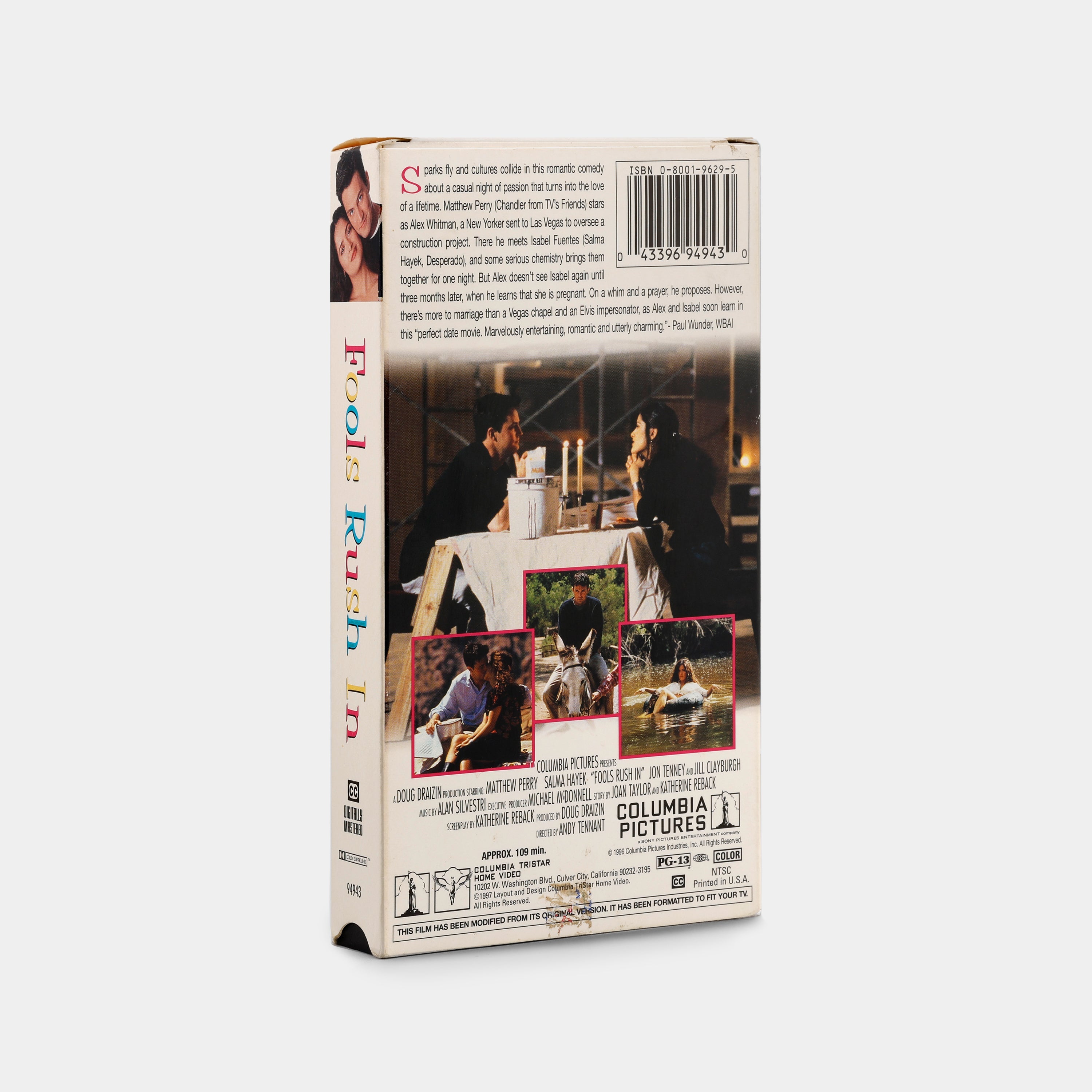 Fools Rush In VHS Tape