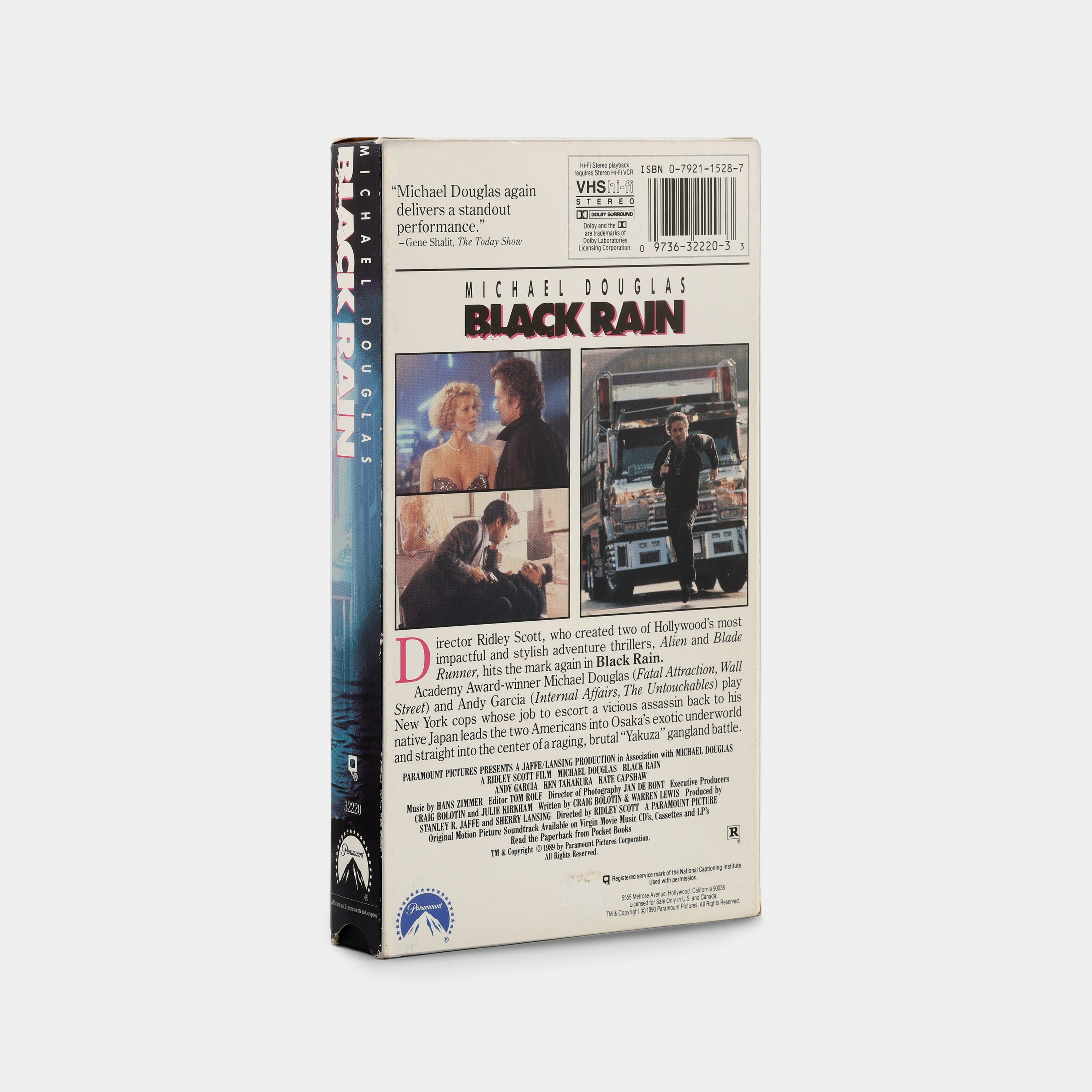 Black Rain VHS Tape