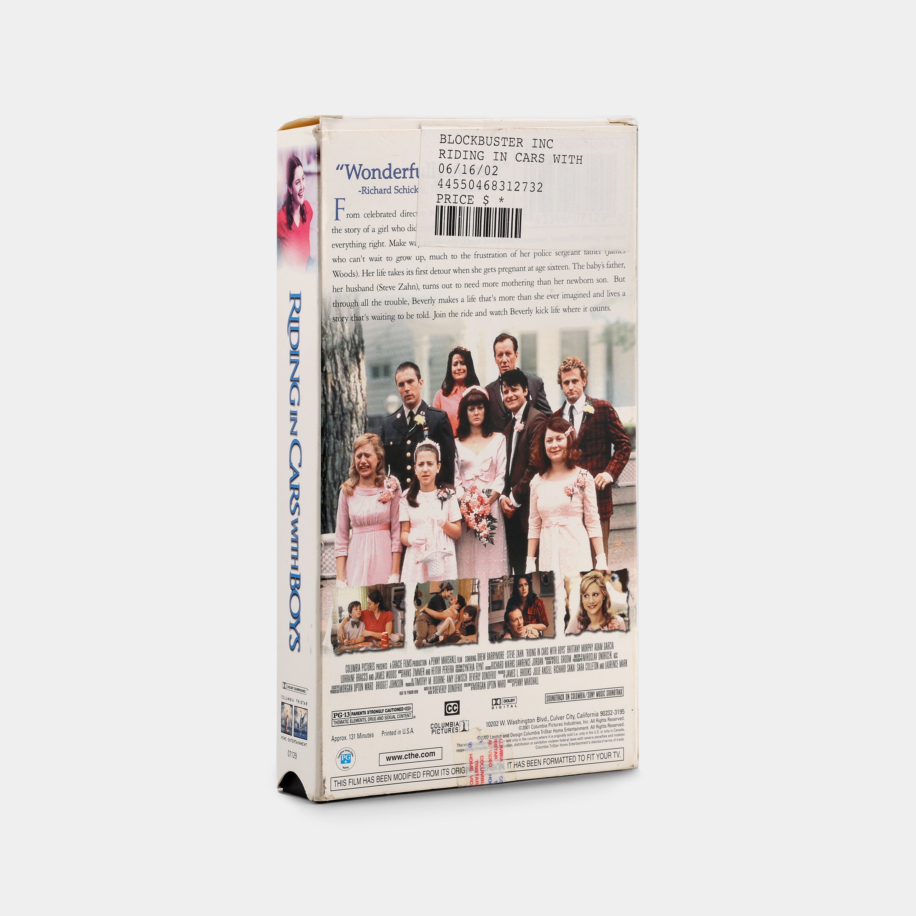 Riding in Cars with Boys VHS Tape