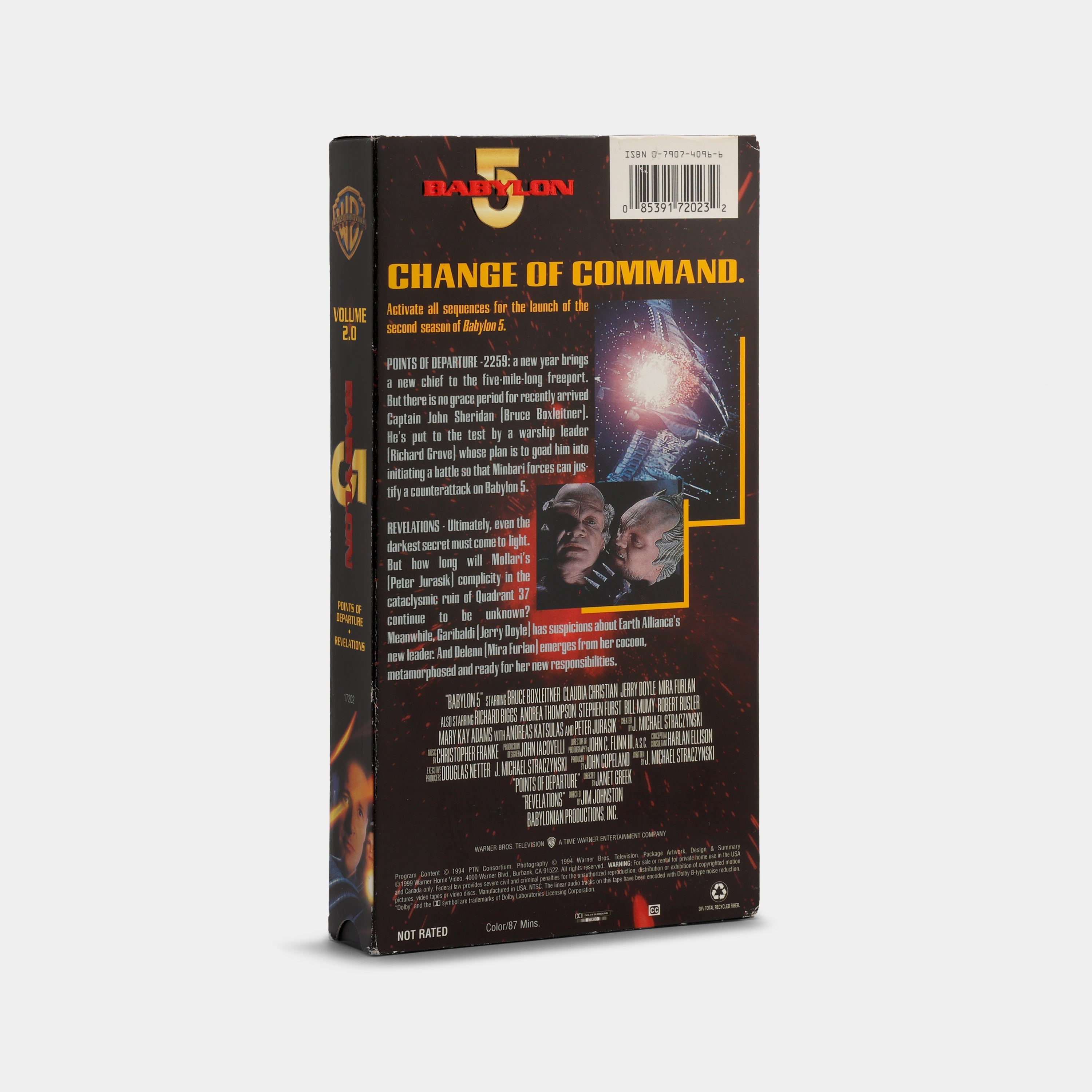 Babylon 5 Season 2: Points Of Departure / Revelations VHS Tape