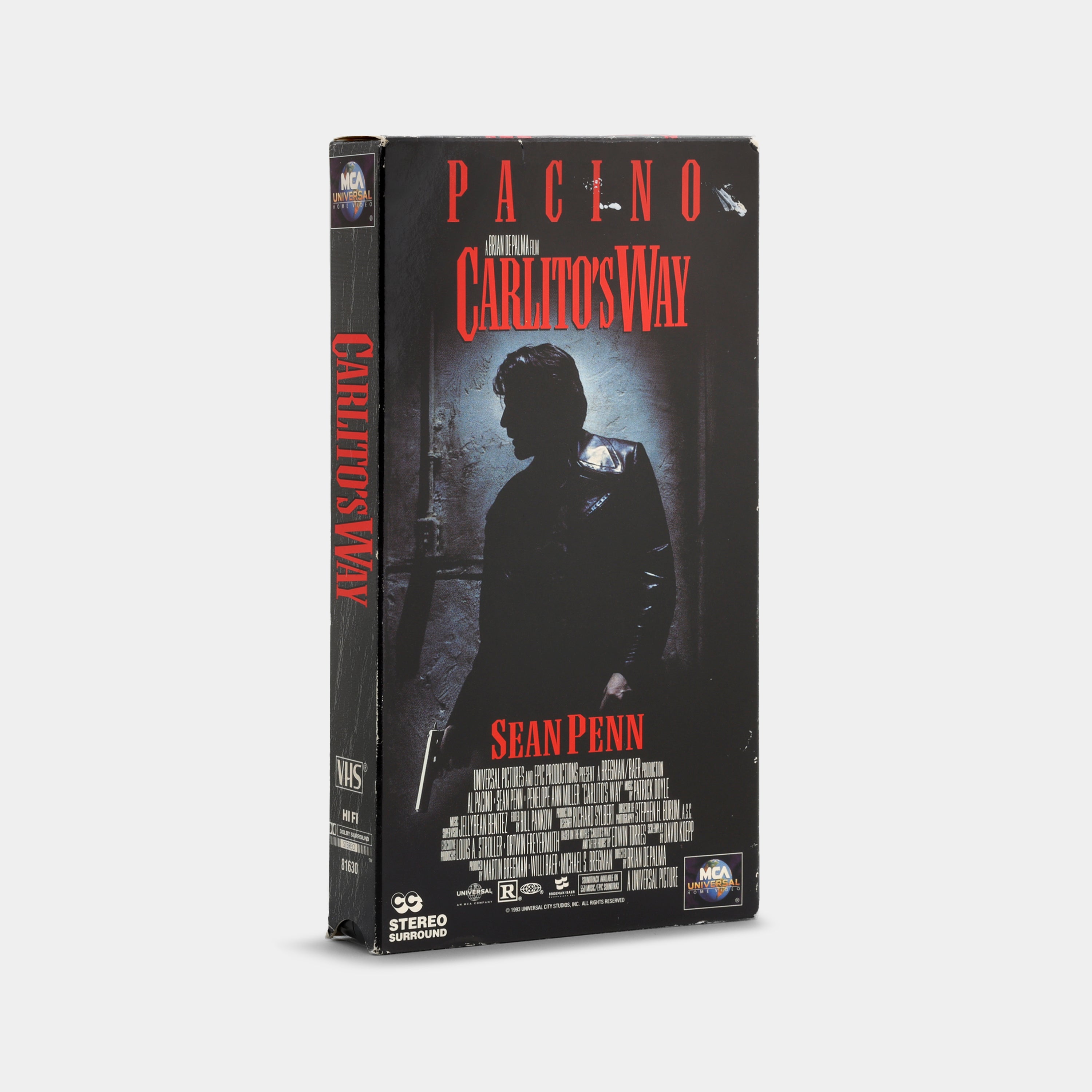 Carlito's Way VHS Tape