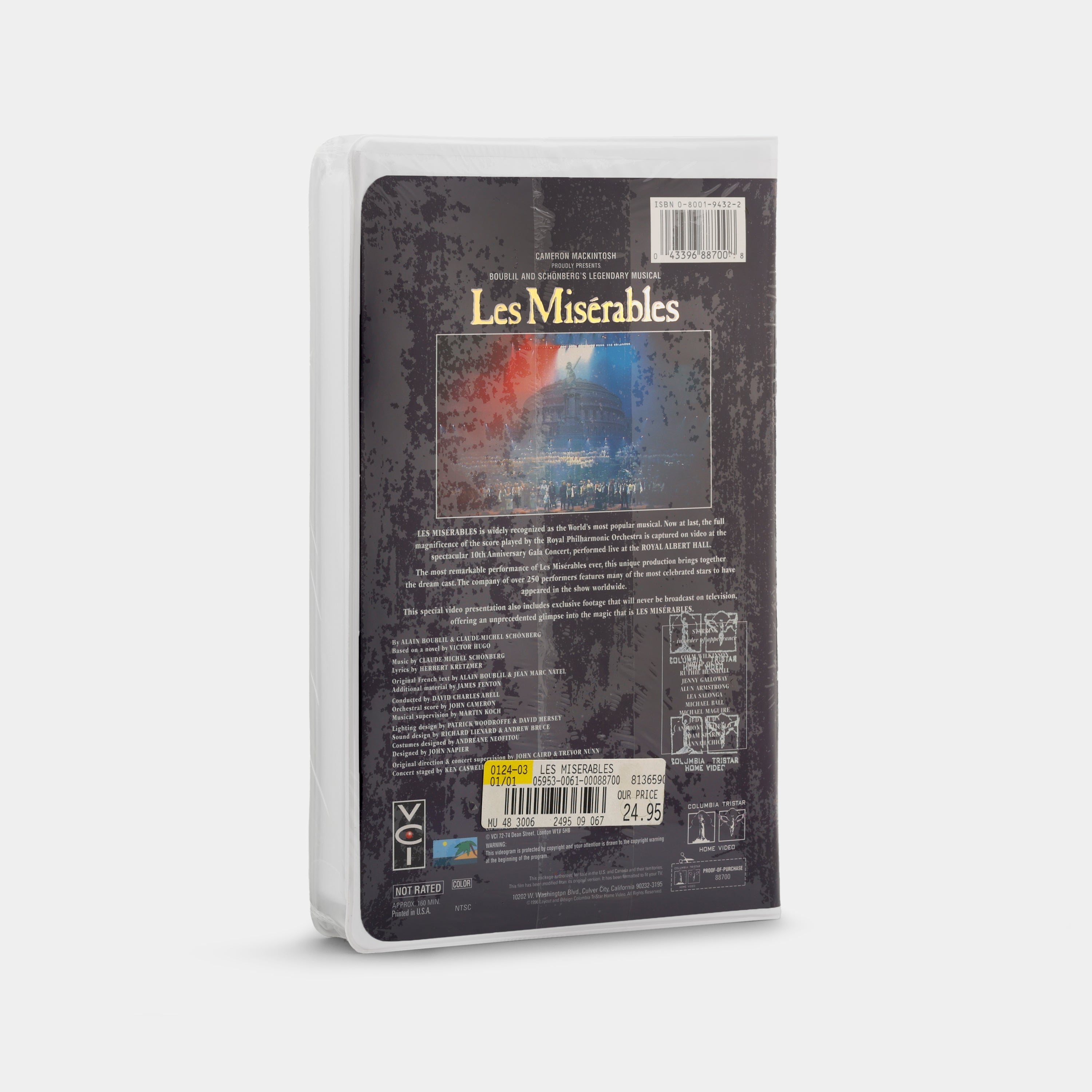 Les Misérables: The Musical That Swept the World – In Concert (Sealed) VHS Tape