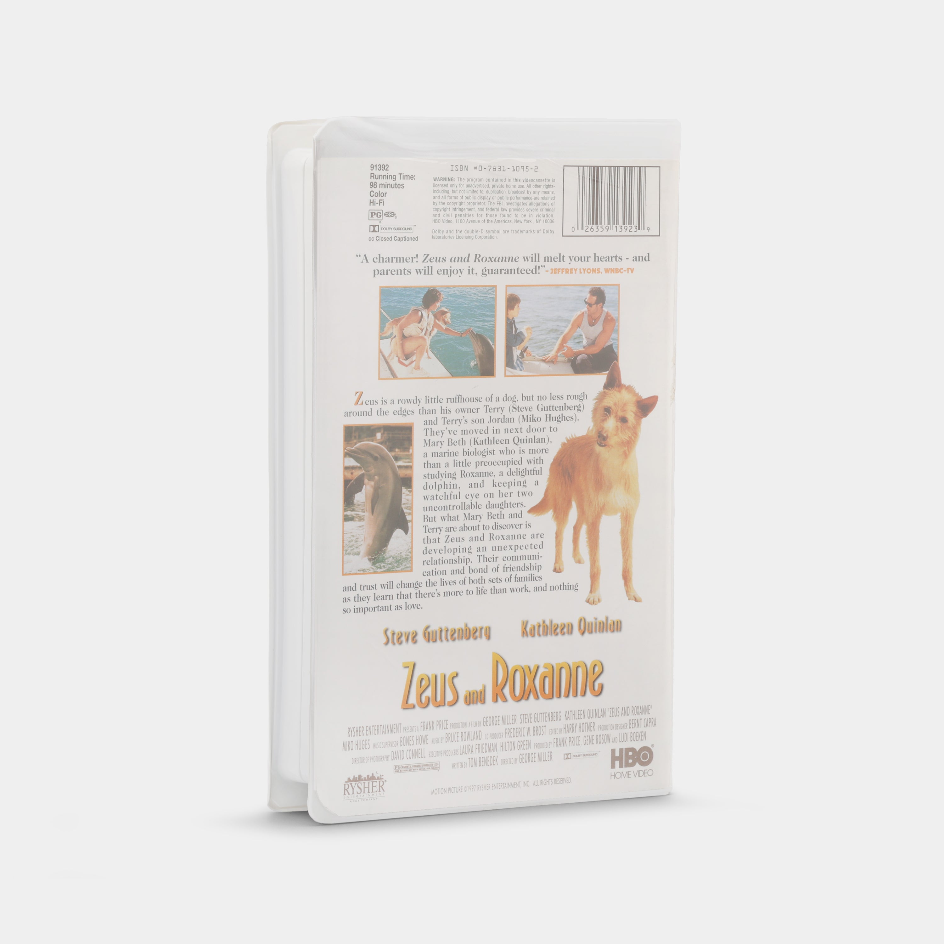 Zeus and Roxanne VHS Tape