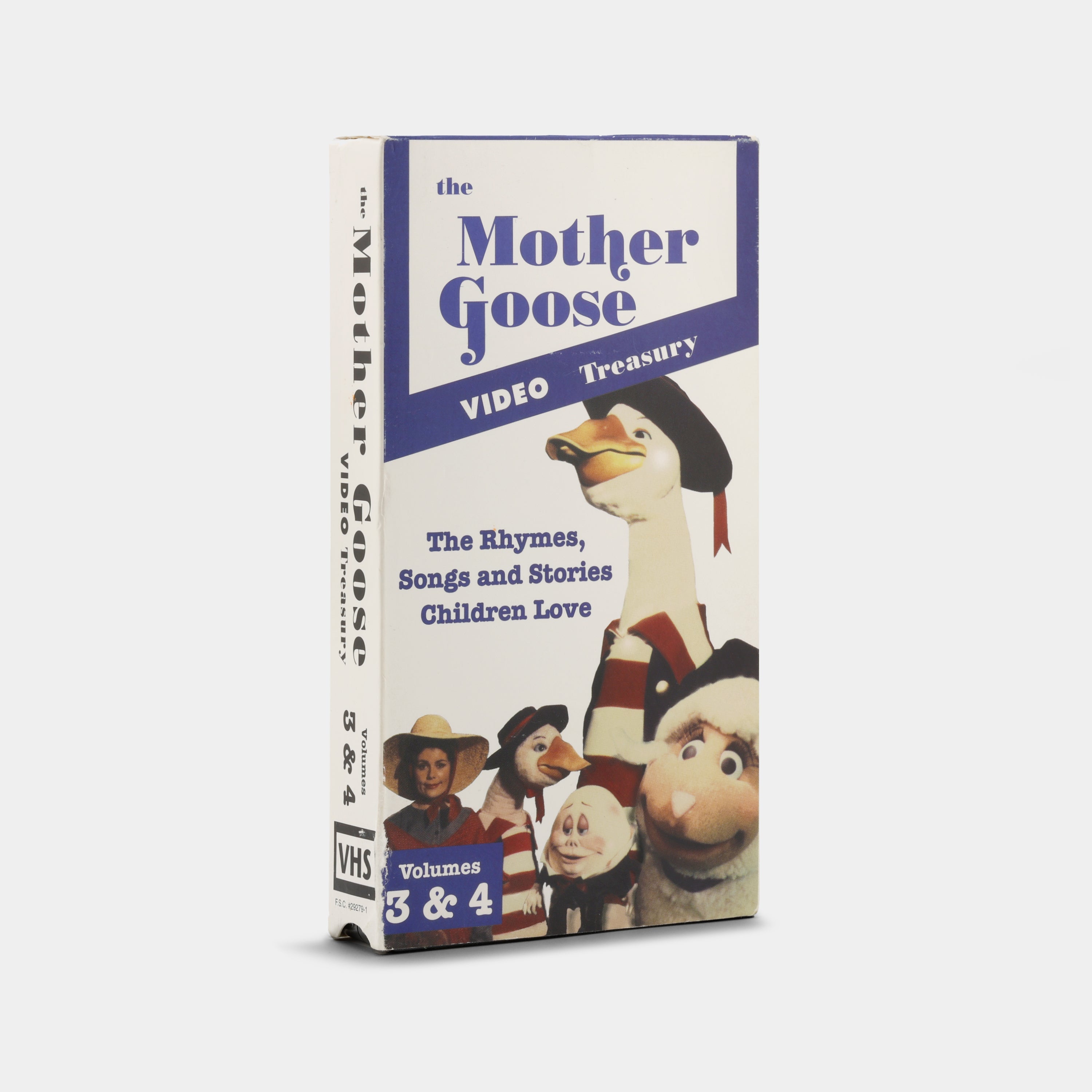 Mother Goose Video Treasury Volumes 3 & 4 VHS Tape