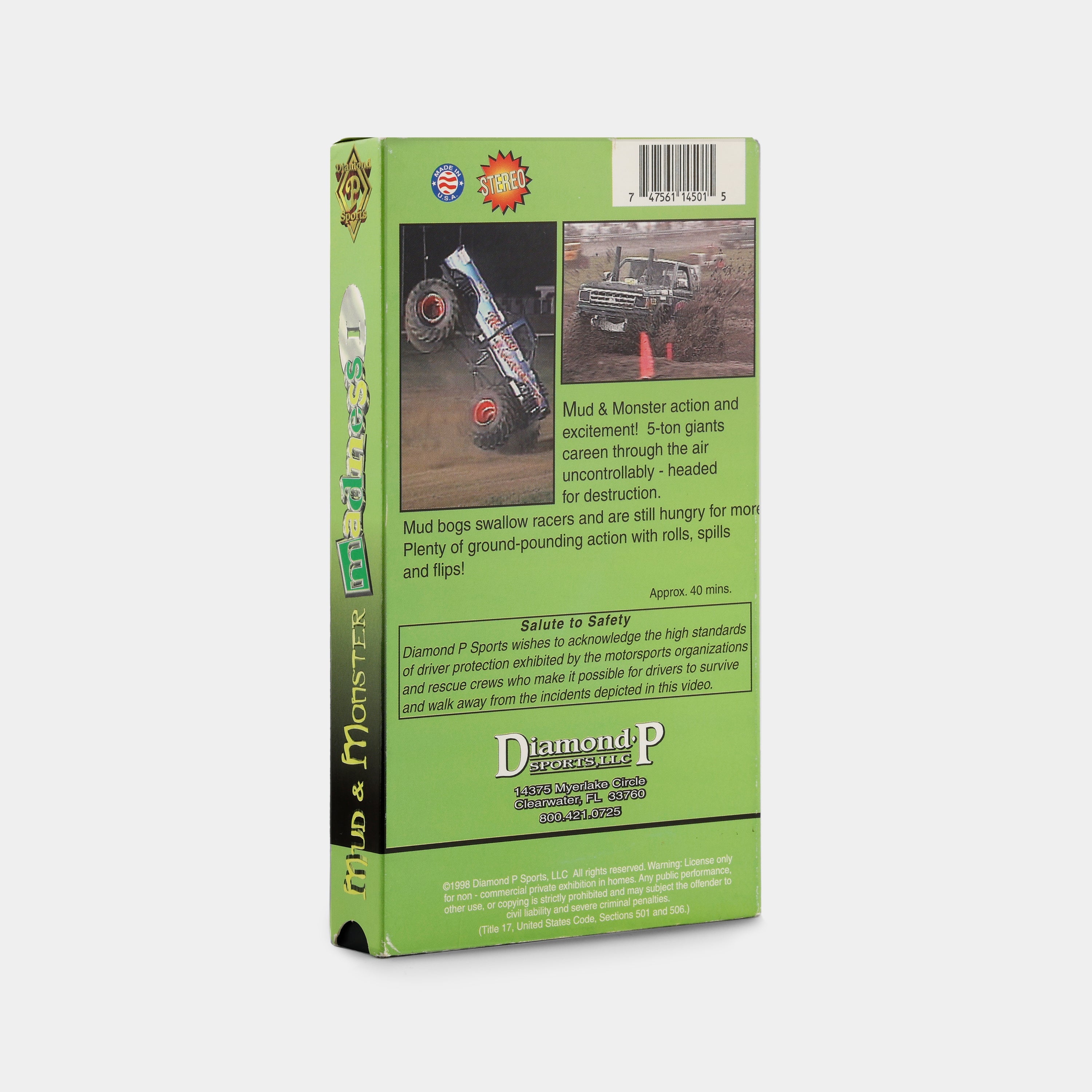 Mud & Monster Madness: Volume 1 VHS Tape