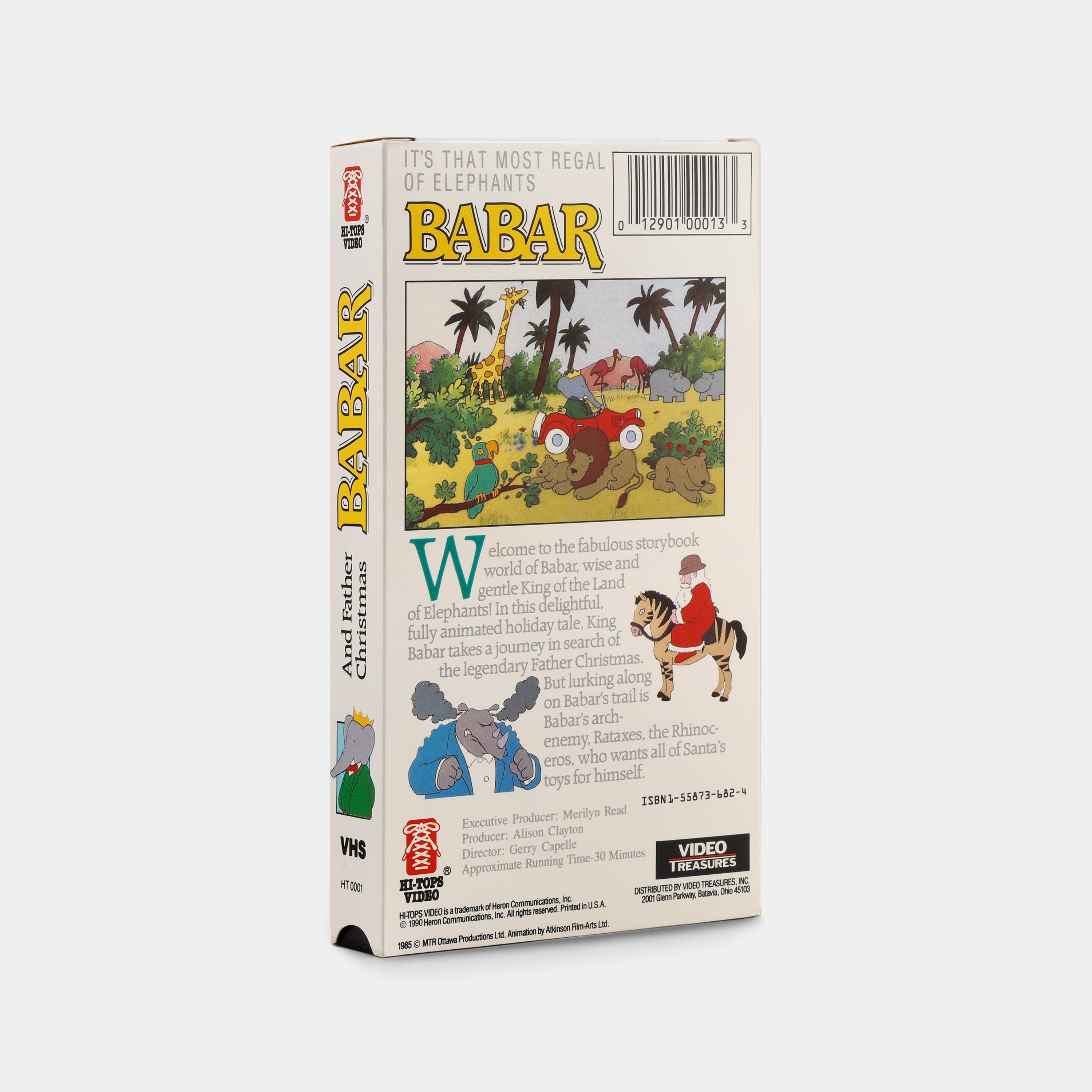 Babar and Father Christmas VHS Tape