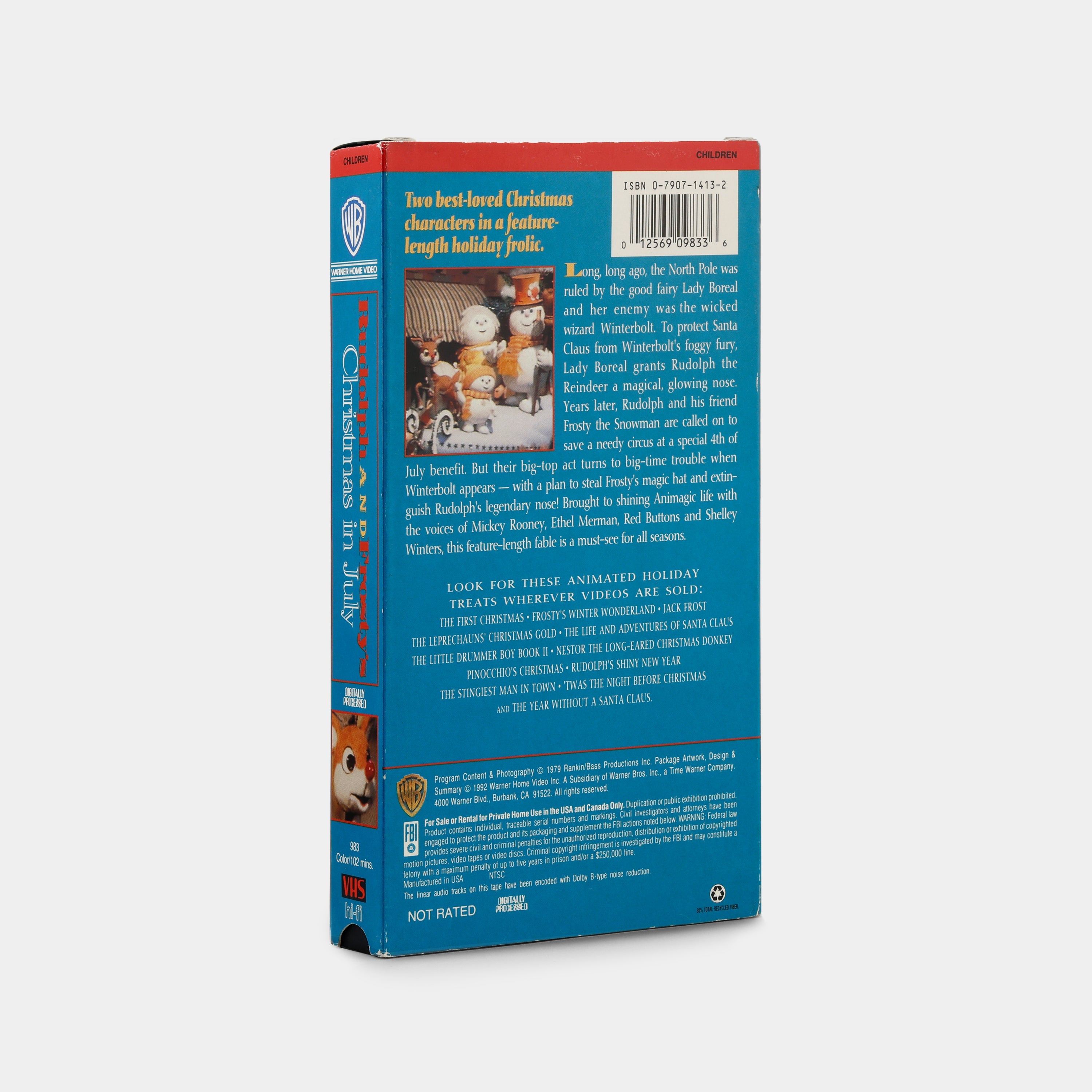 Rudolph and Frosty’s Christmas in July VHS Tape