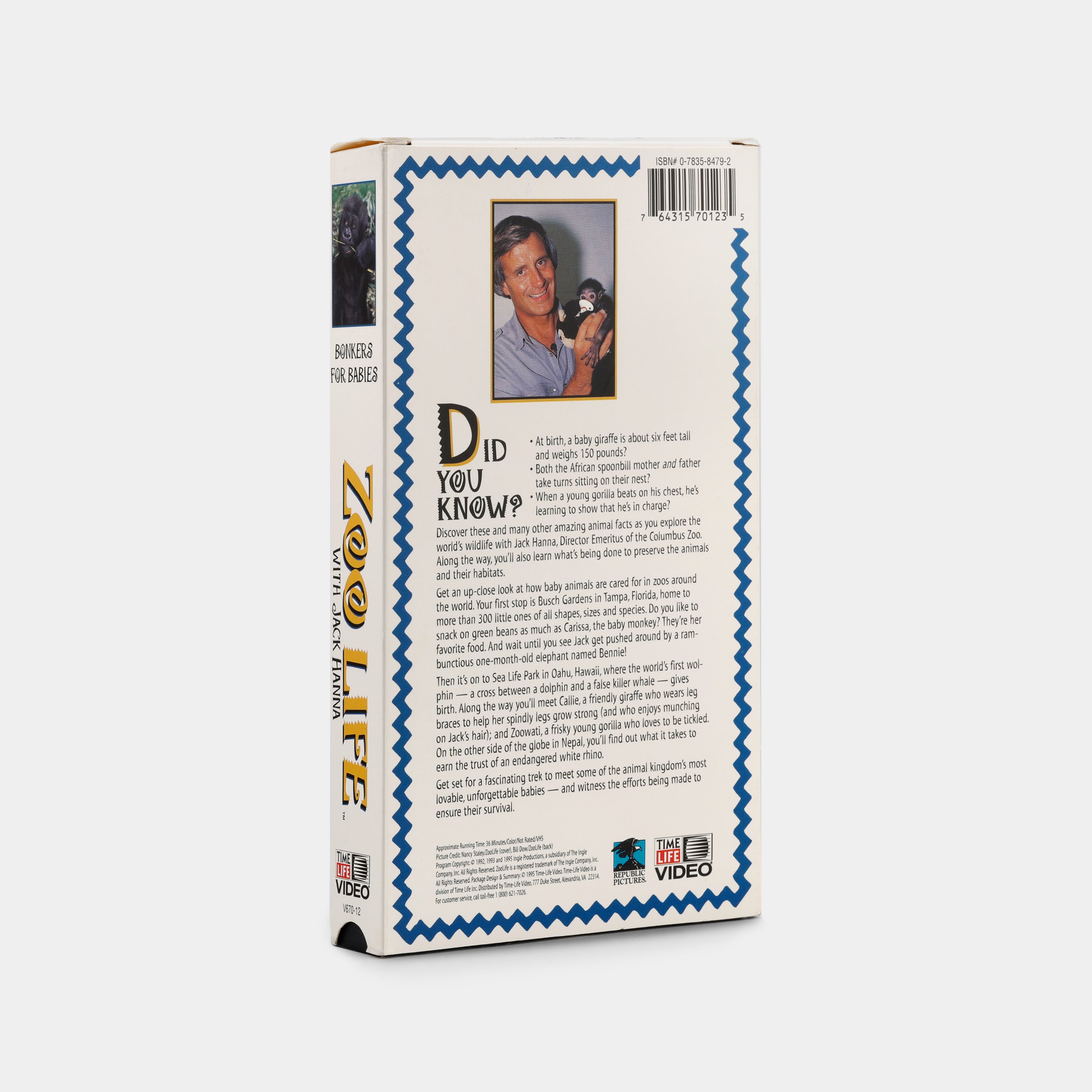 Zoo Life: Bonkers for Babies VHS Tape