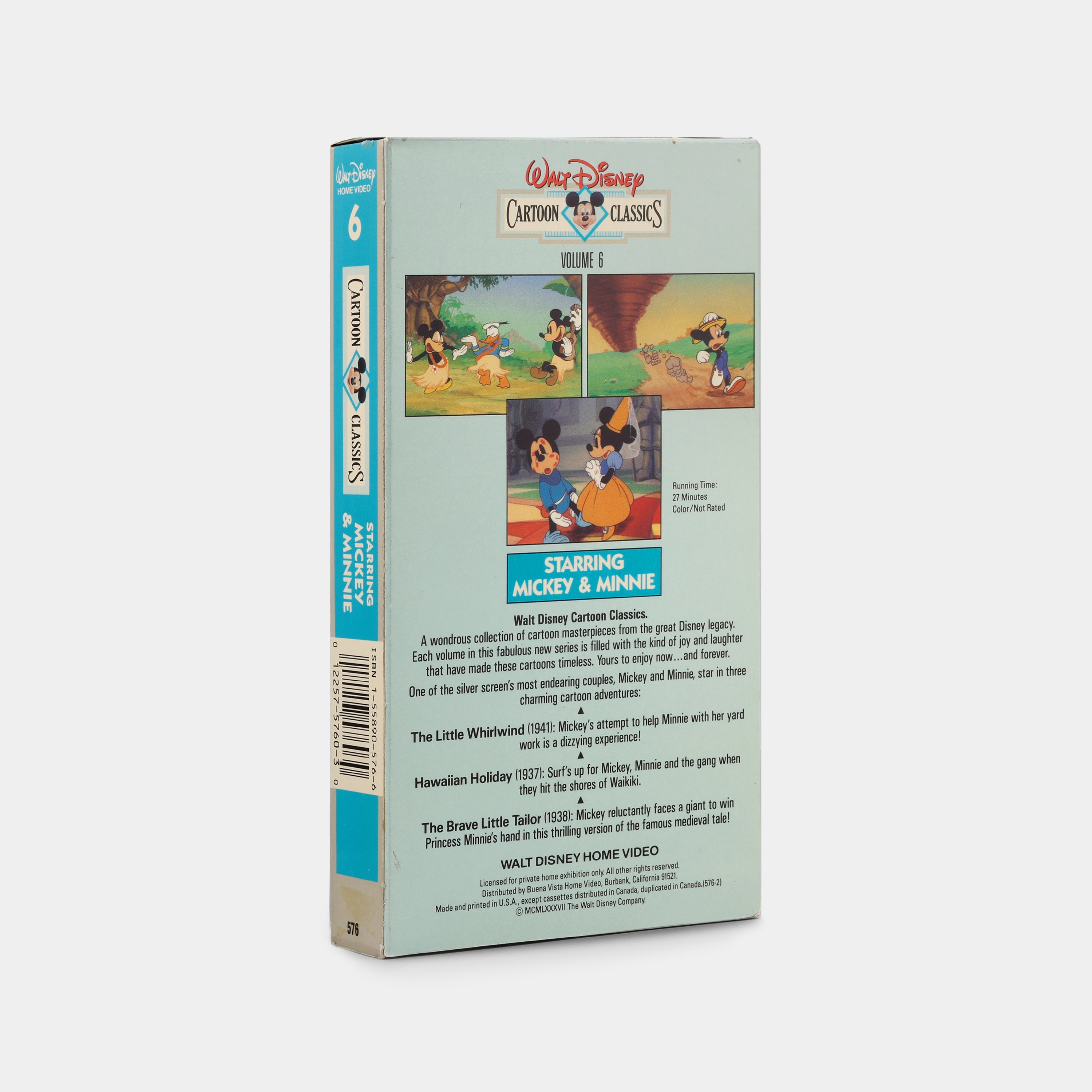 Cartoon Classics: Mickey & Minnie VHS Tape