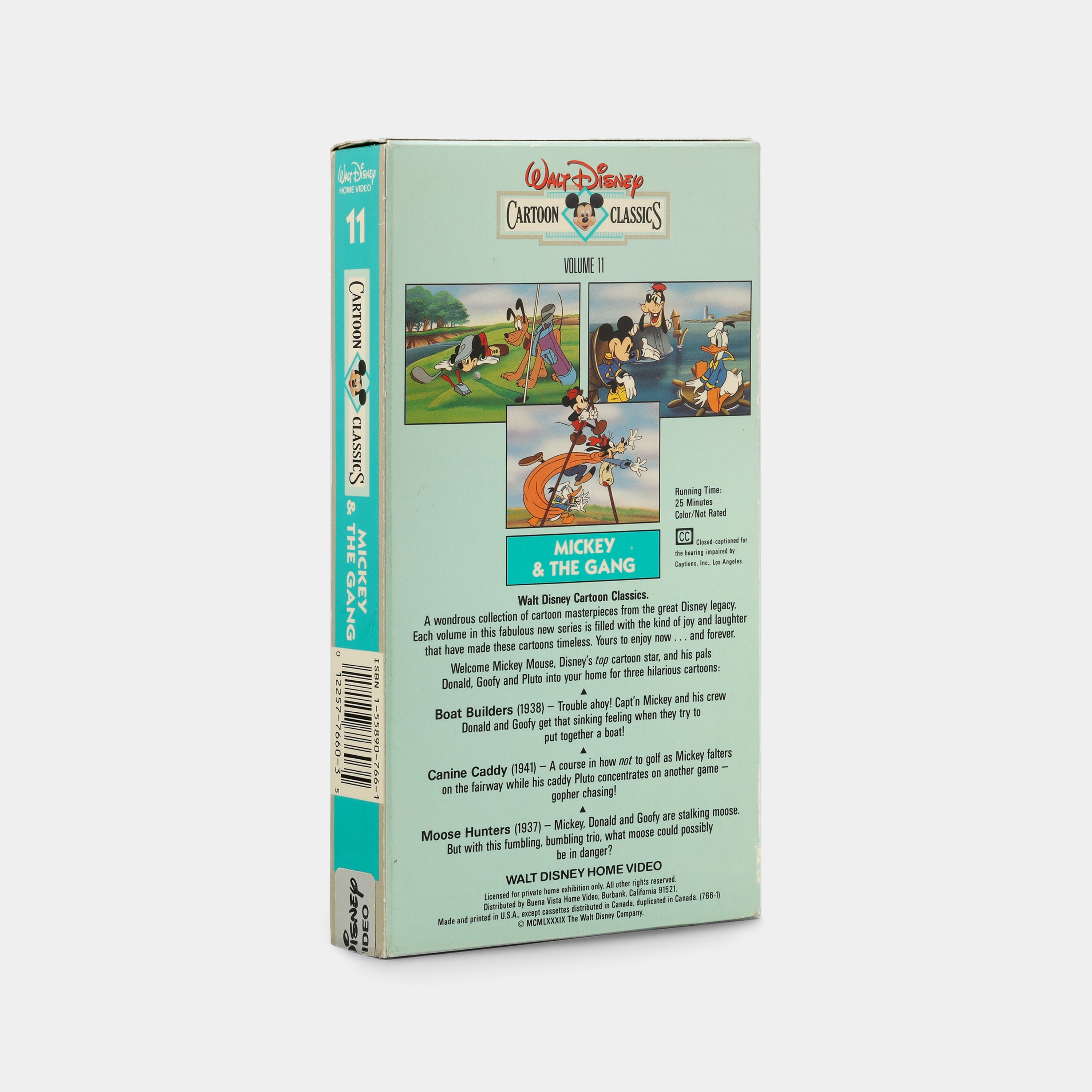 Cartoon Classics: Mickey & The Gang VHS Tape