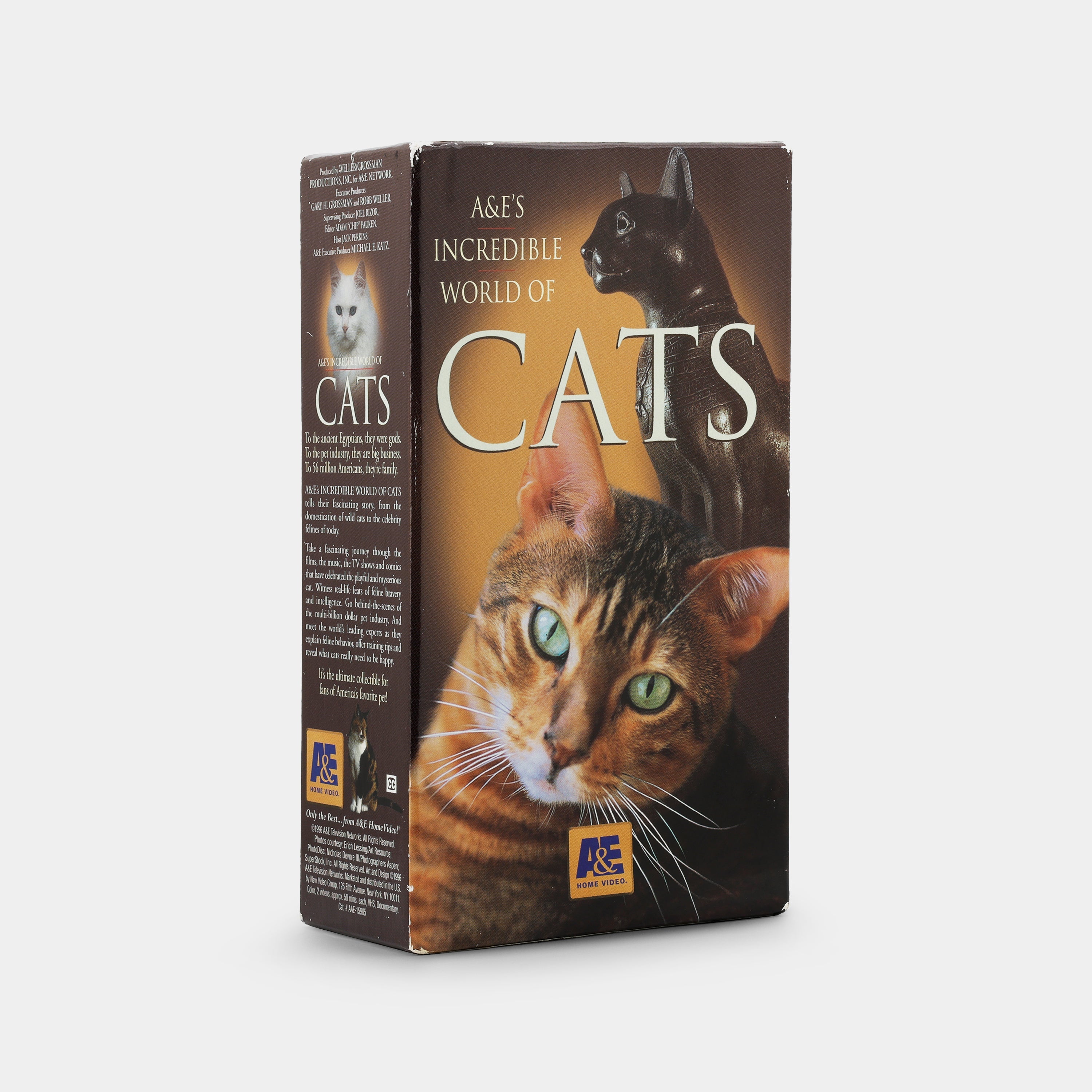 A&E’s Incredible World of Cats VHS Tape