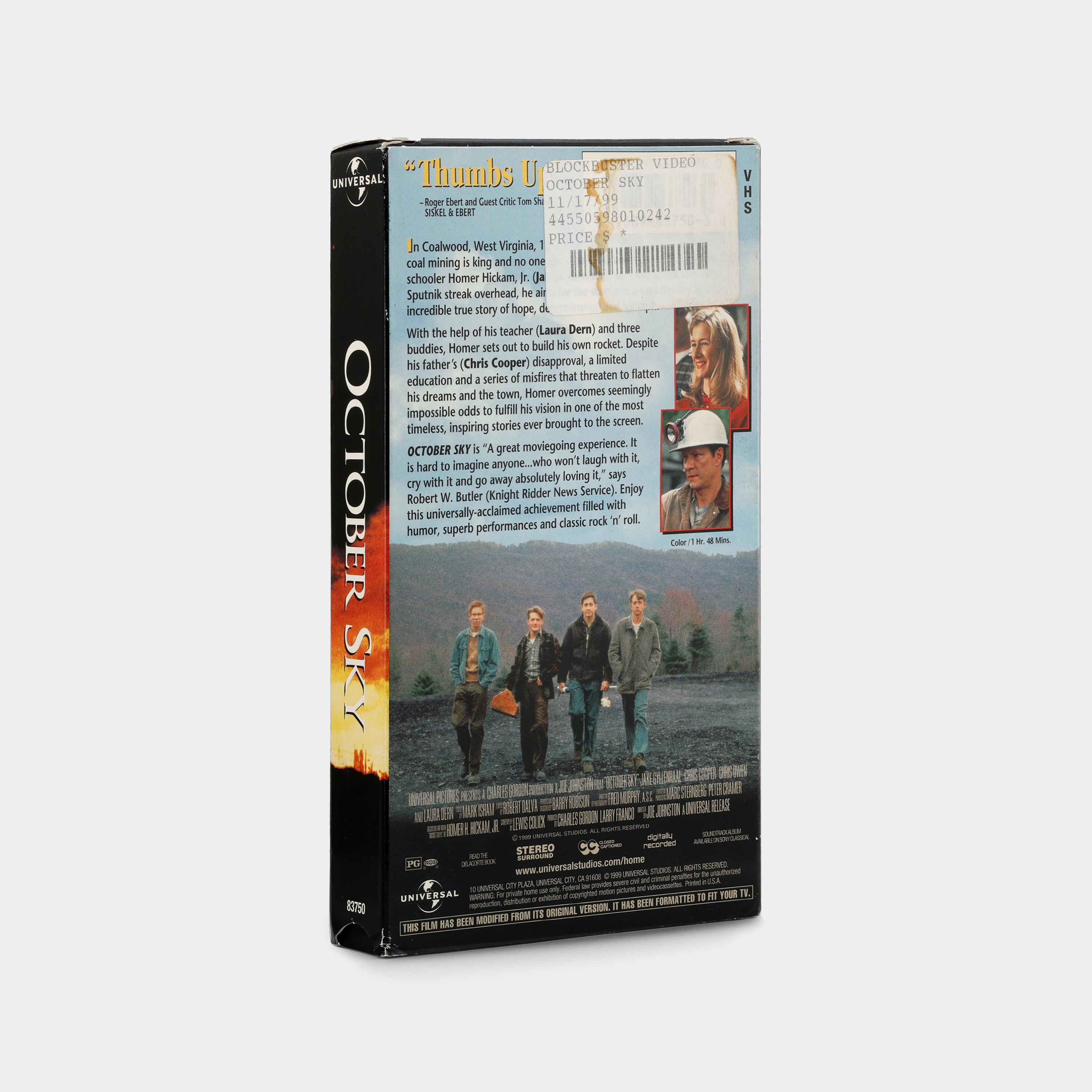 October Sky VHS Tape