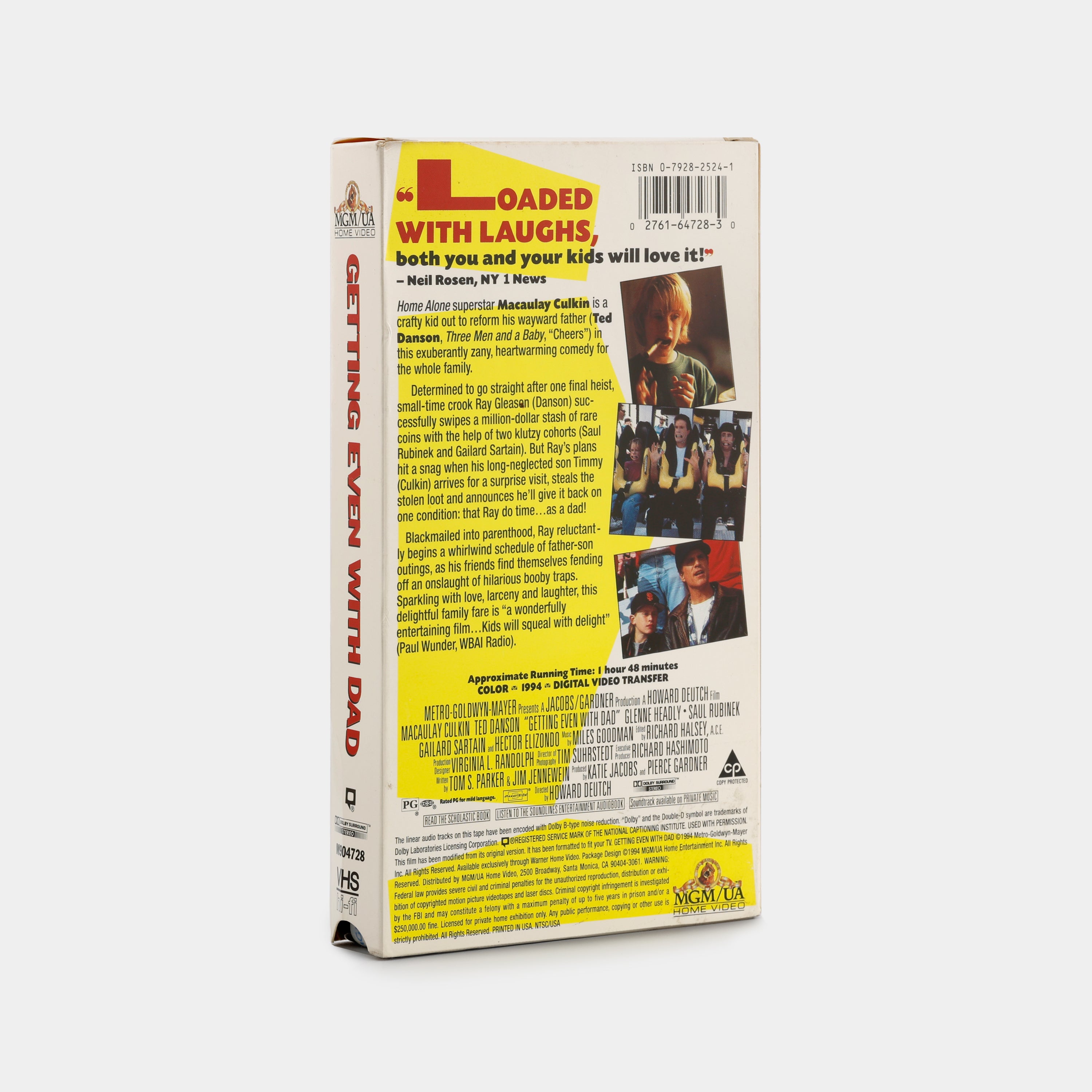 Getting Even with Dad VHS Tape