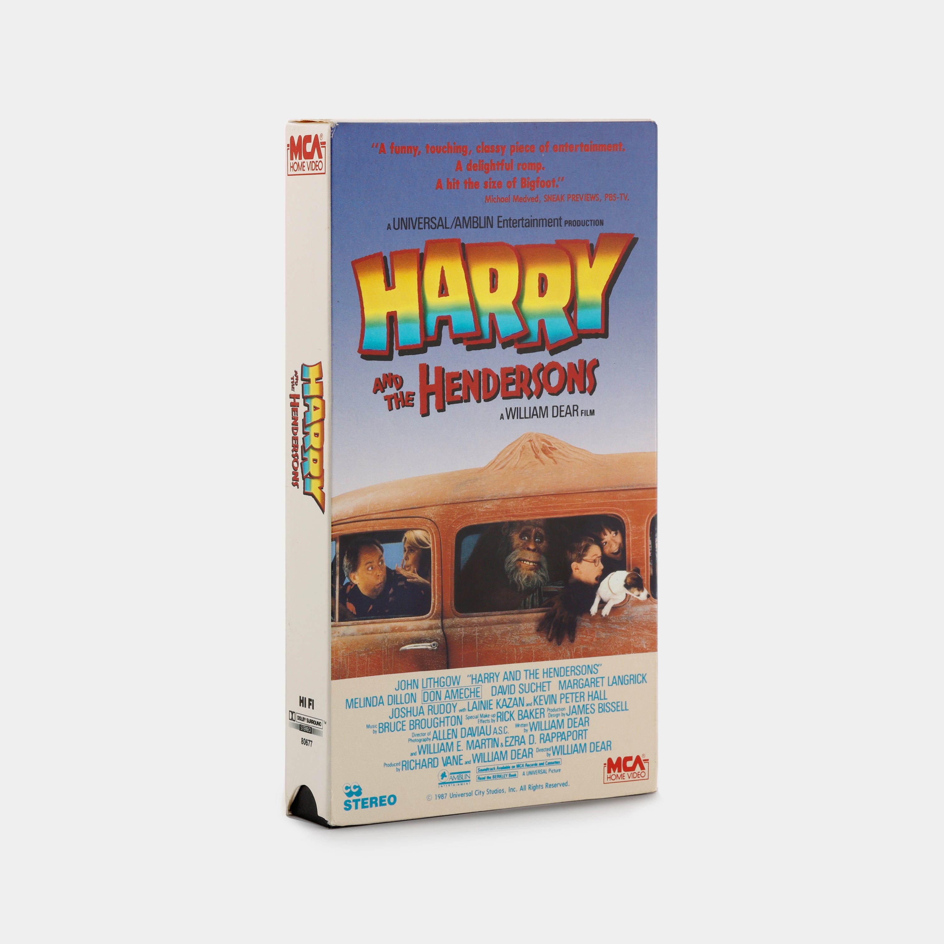 Harry and the Hendersons VHS Tape