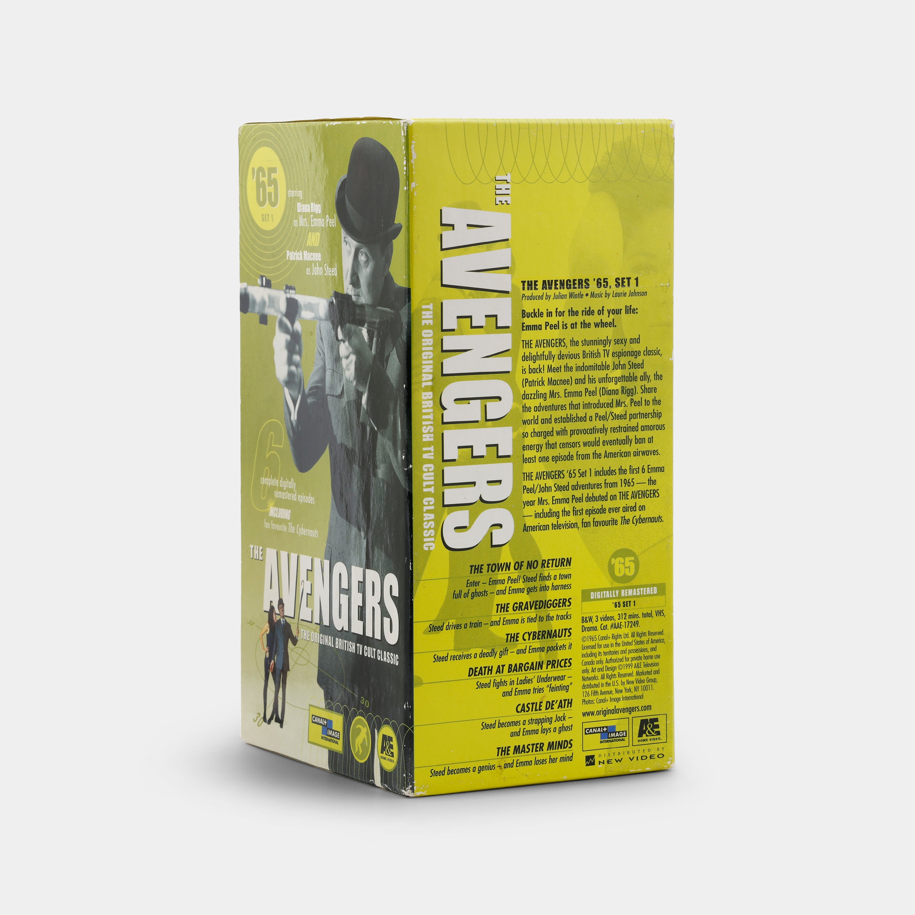 The Avengers ’65: Set 1 VHS Tape Set